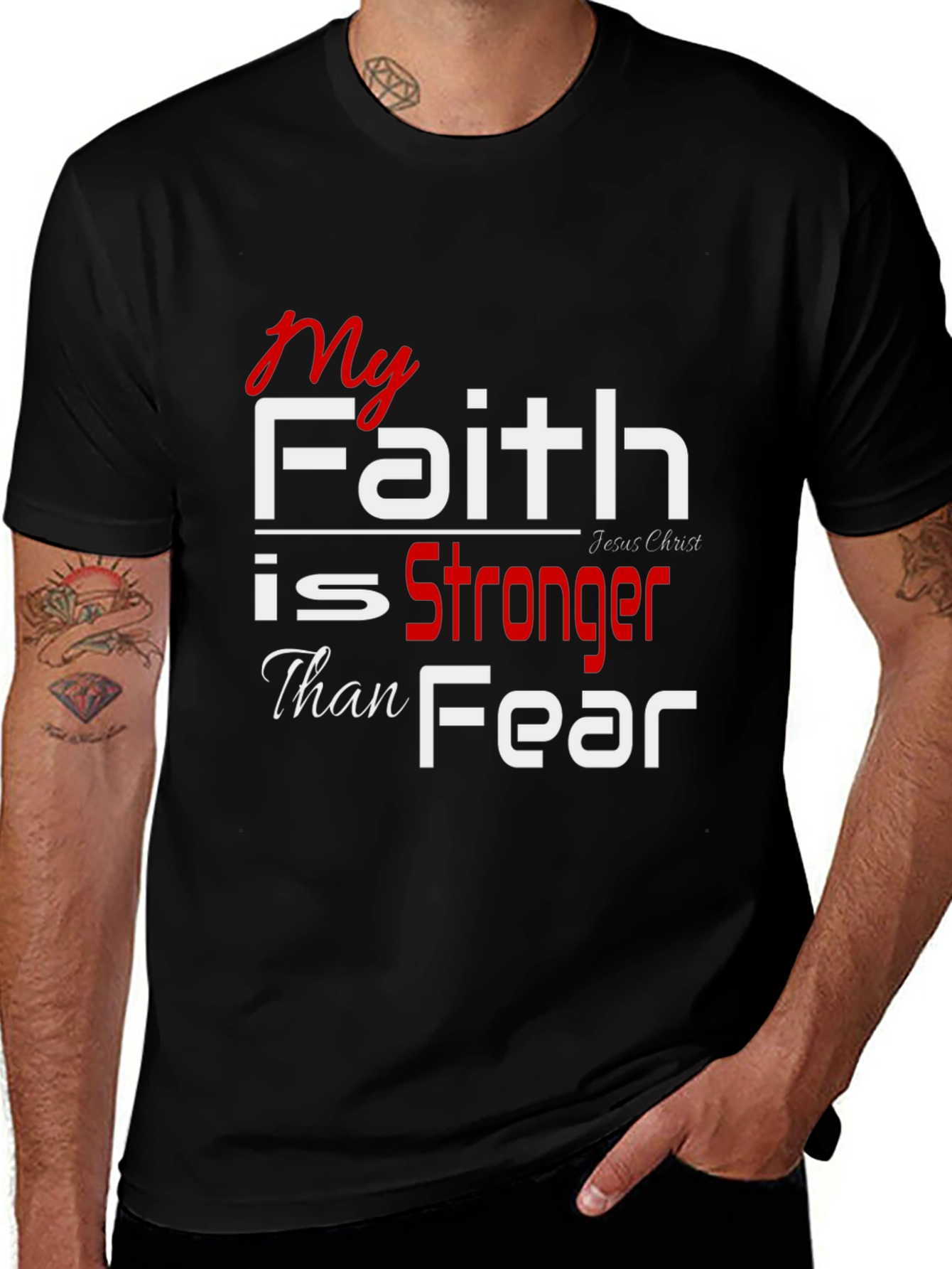 Faith Over Fear T-Shirt - Christian Inspired Apparel