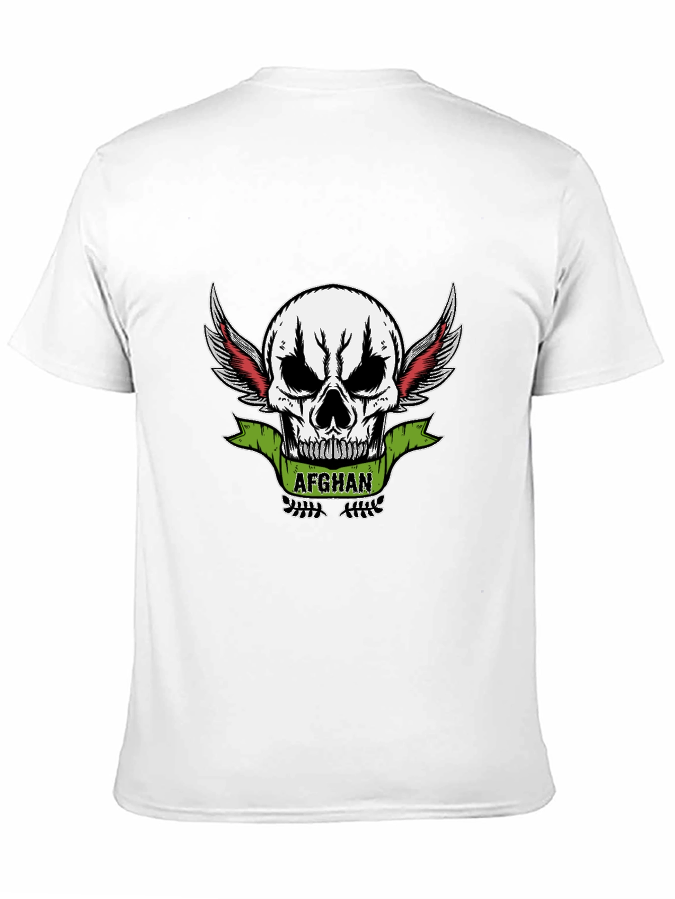 Afghan Skull Winged T-Shirt