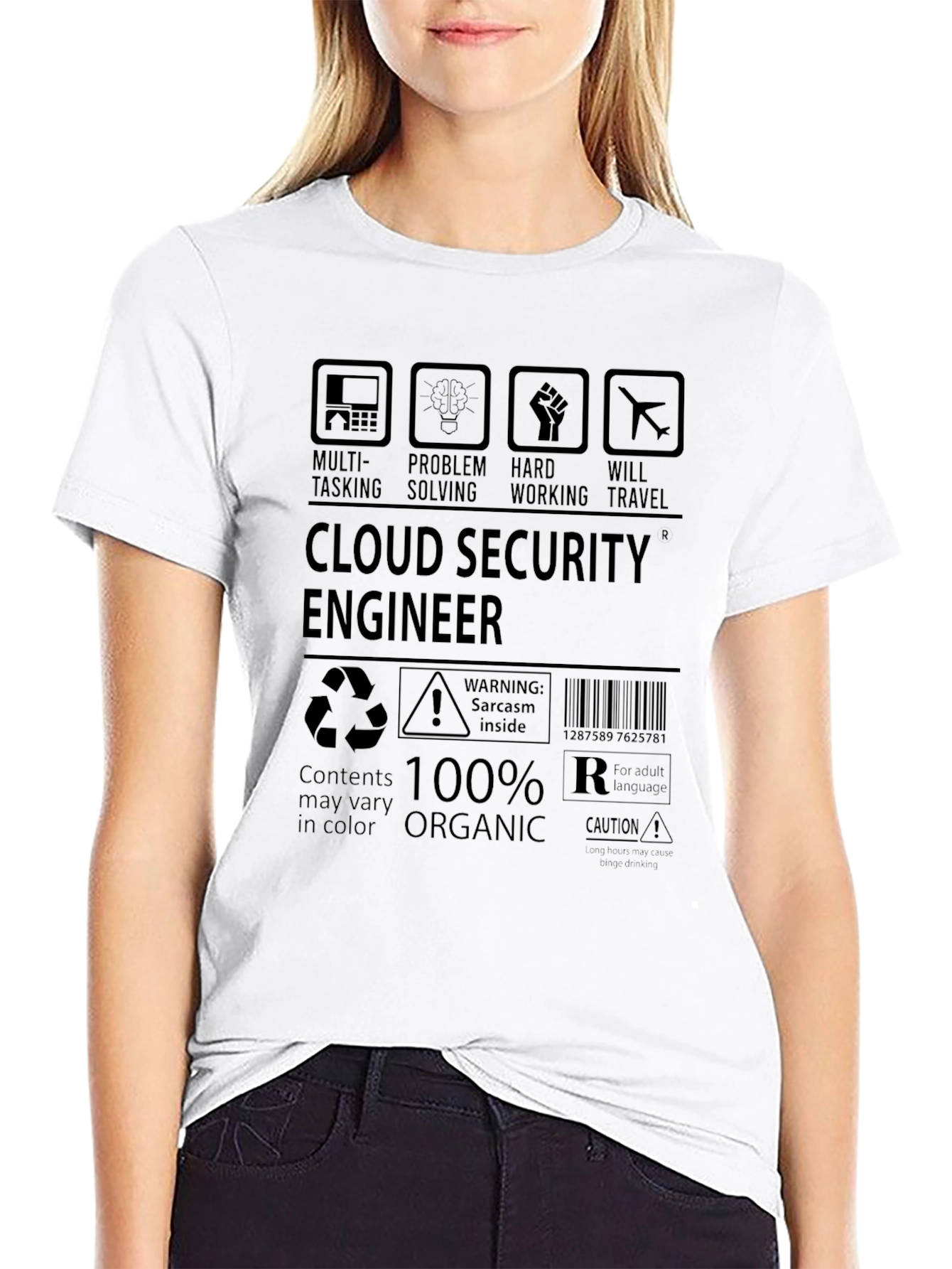 Cloud Security Engineer T-Shirt - 100% Organic Cotton