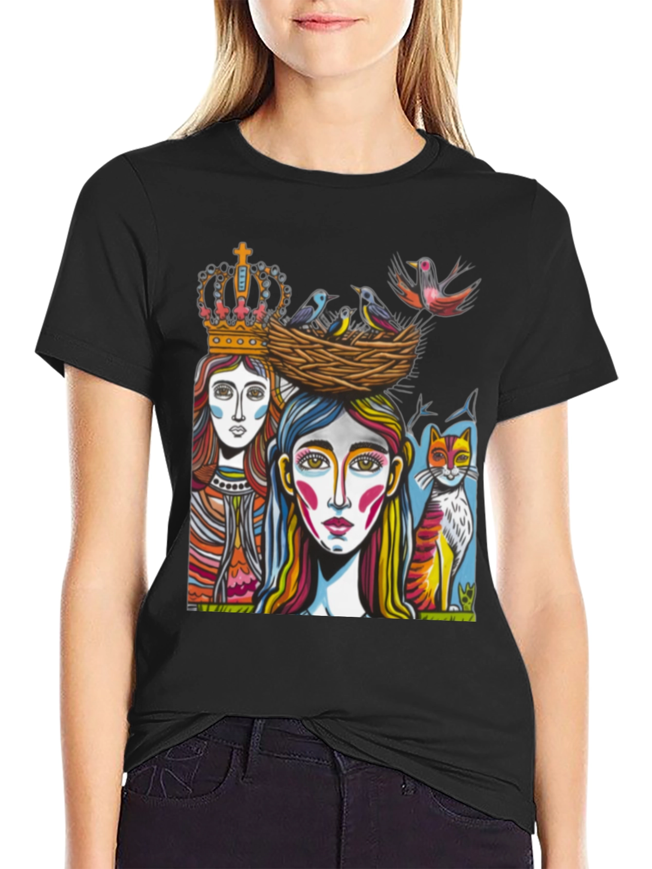 Artistic Graphic Tee - Unique Design
