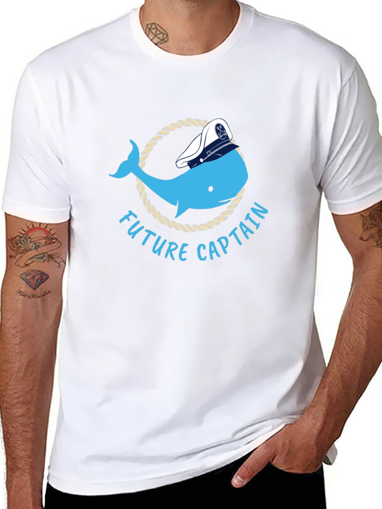 Future Captain Whale T-Shirt