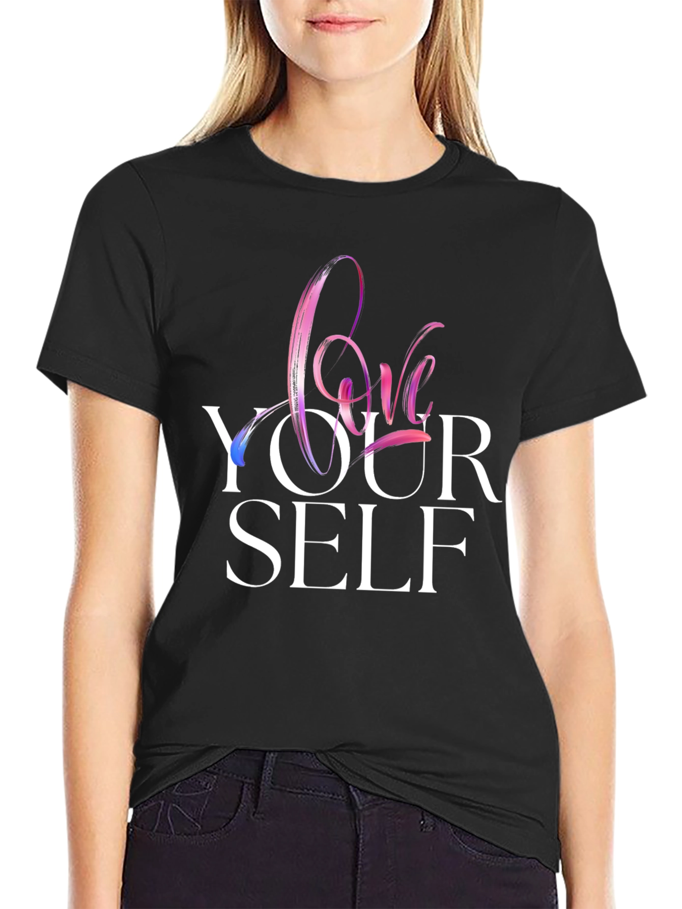 Love Yourself Black T-Shirt