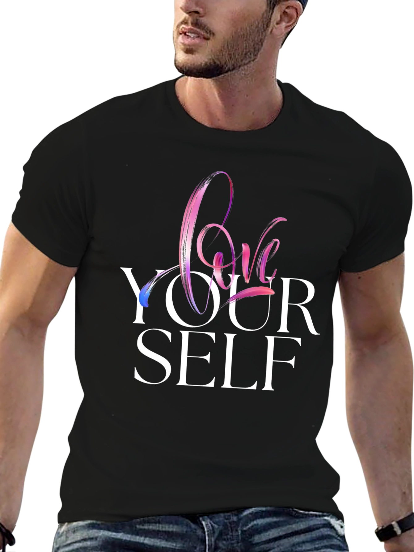 Love Yourself Black T-Shirt