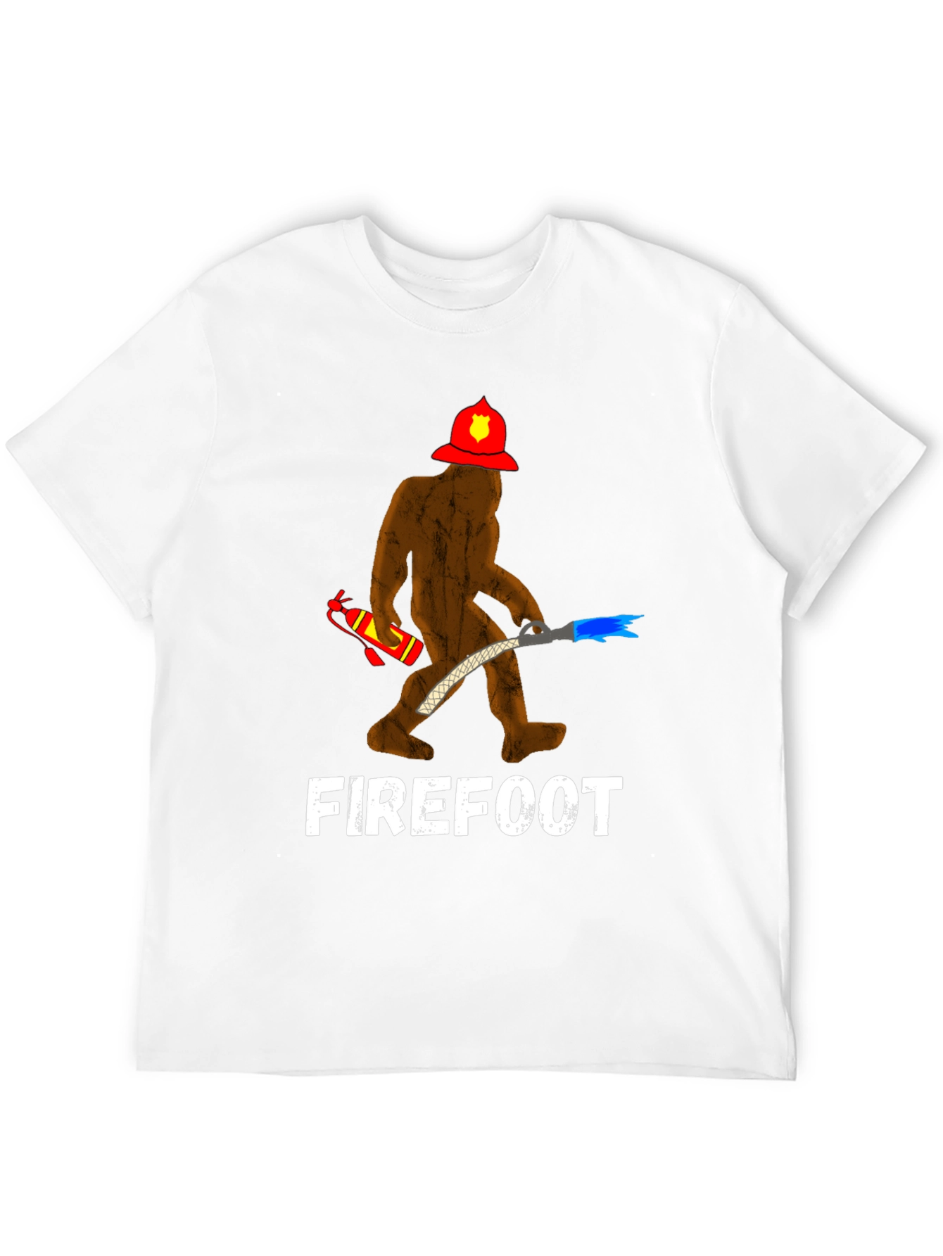 Firefoot Bigfoot Firefighter T-Shirt
