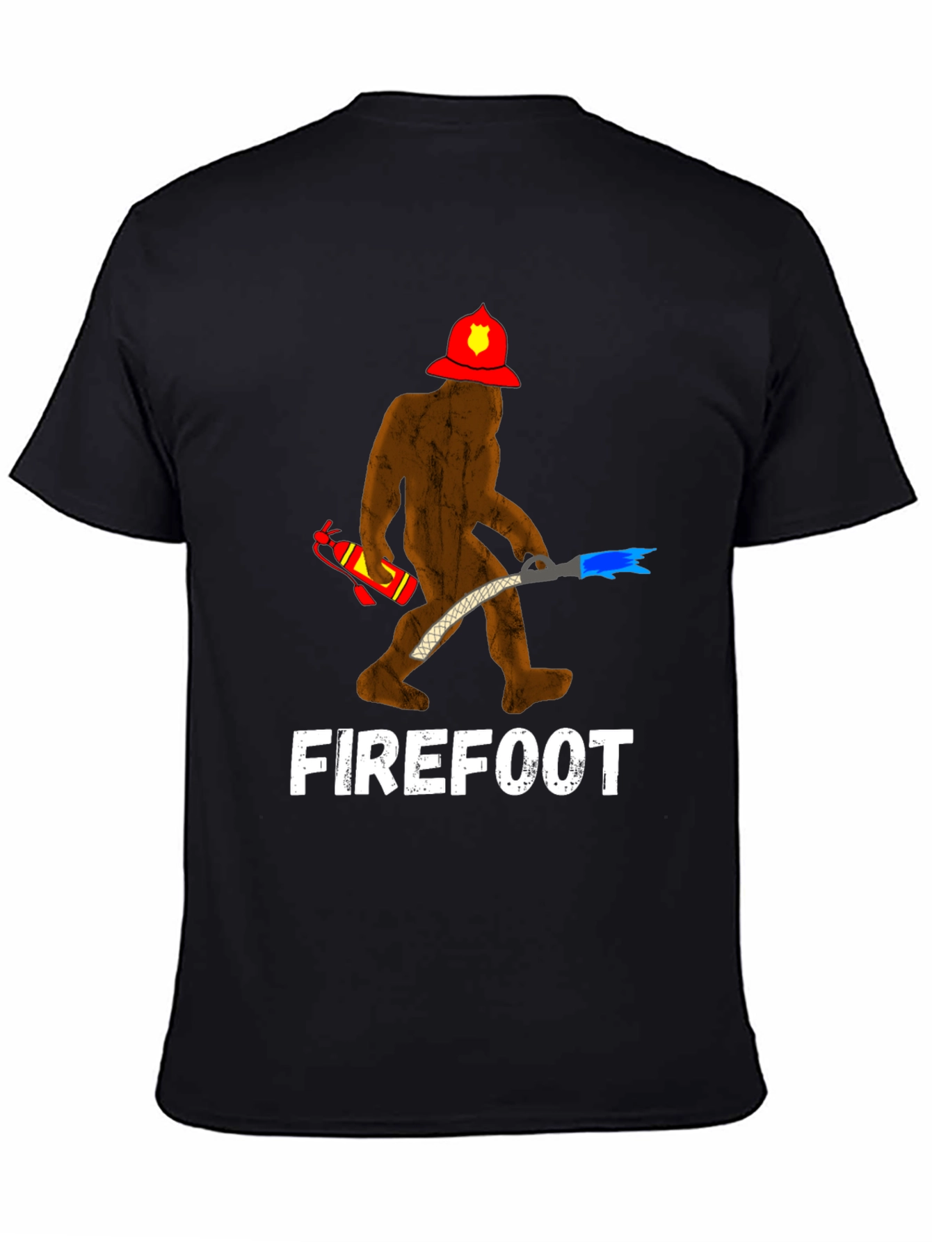 Firefoot Bigfoot Firefighter T-Shirt
