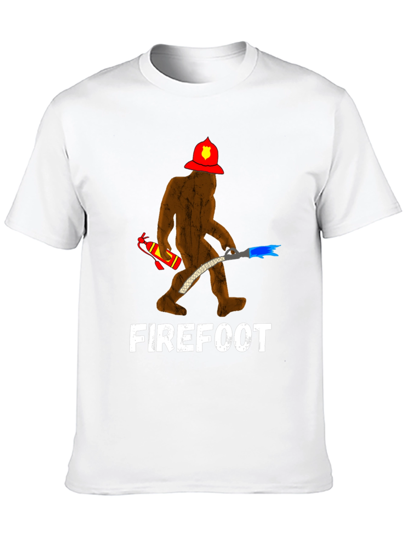 Firefoot Bigfoot Firefighter T-Shirt
