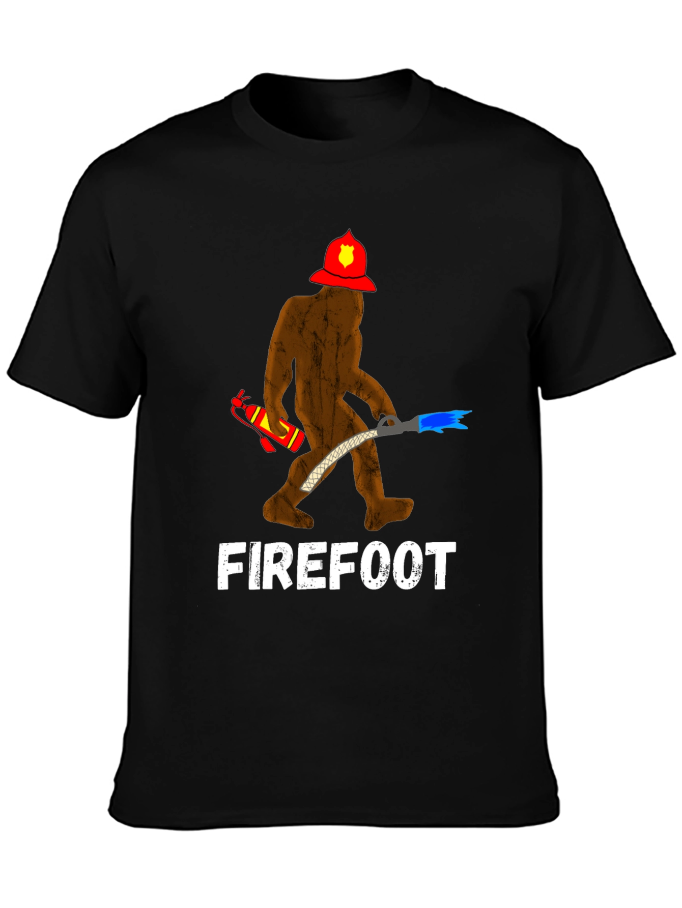 Firefoot Bigfoot Firefighter T-Shirt
