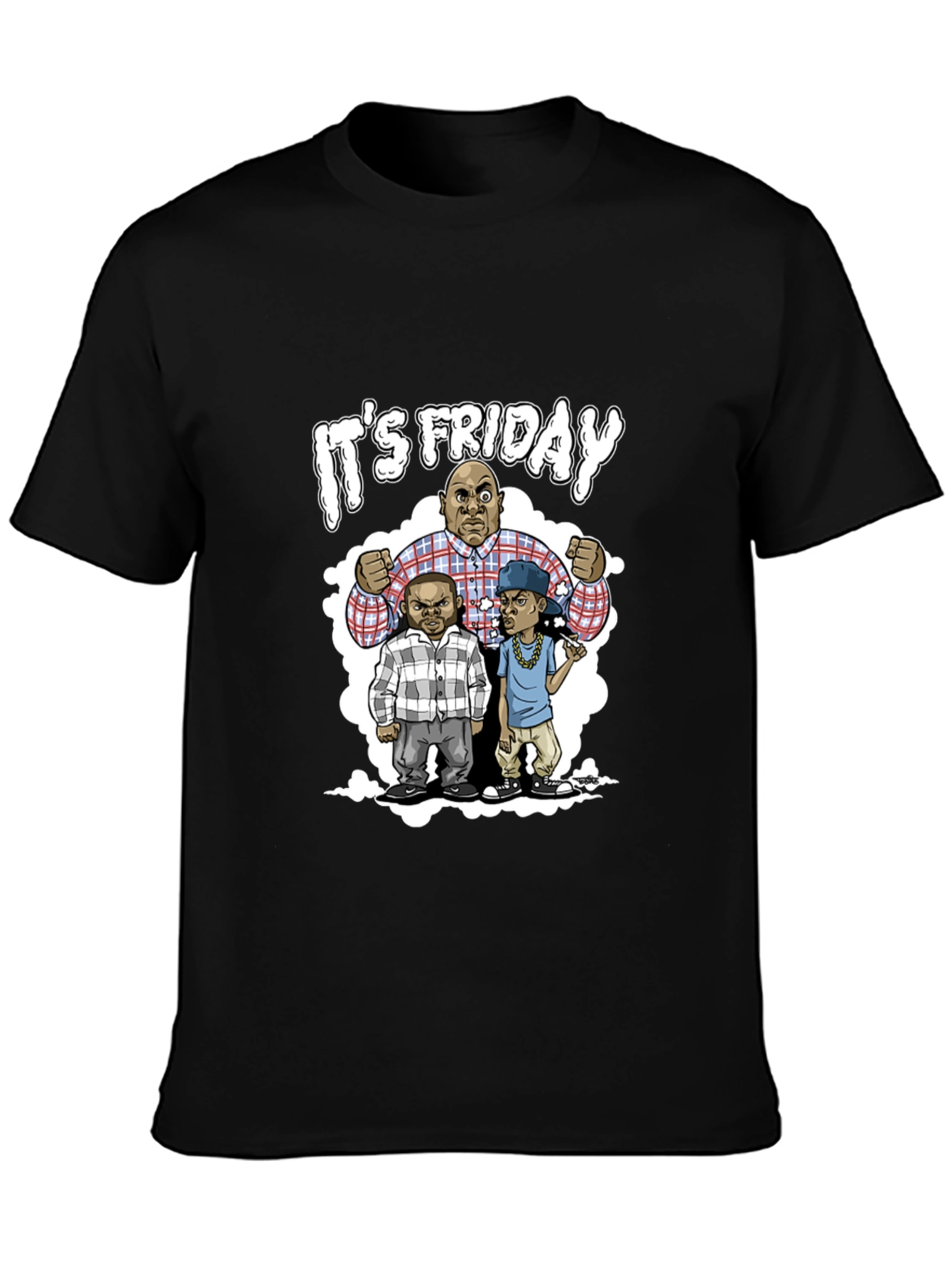 Its Friday Tee - Cartoon Character Graphic T-Shirt