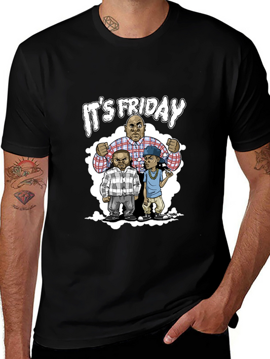 Its Friday Tee - Cartoon Character Graphic T-Shirt