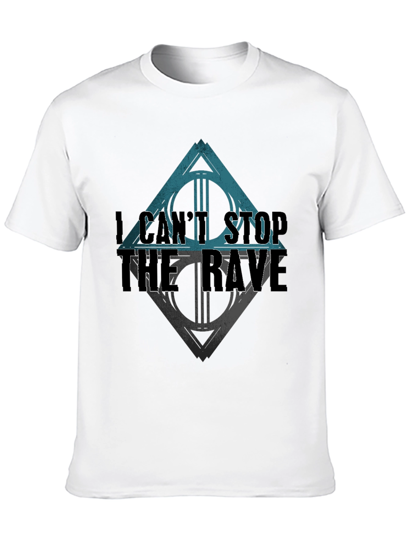 I Cant Stop the Rave Black T-Shirt