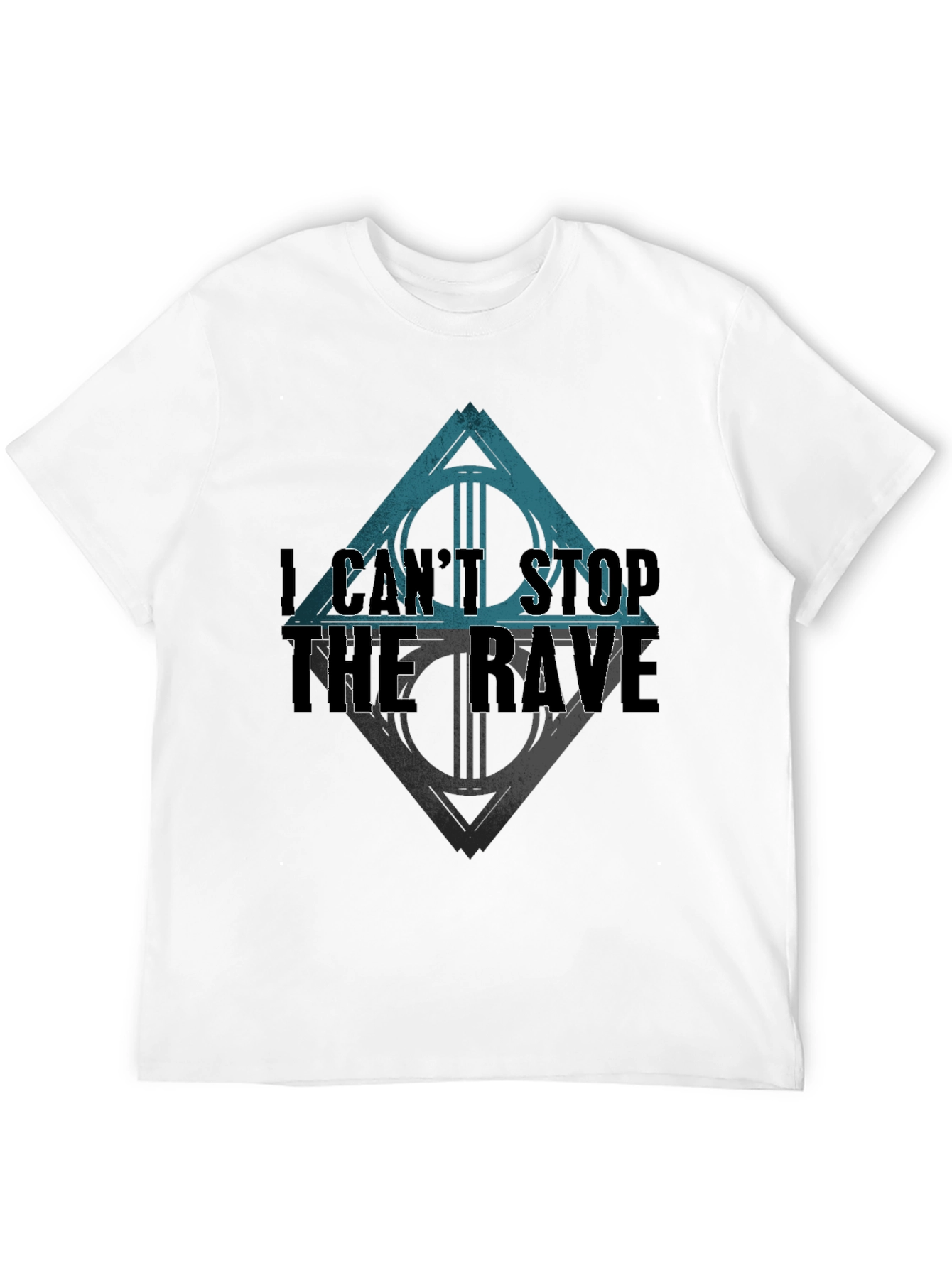 I Cant Stop the Rave Black T-Shirt