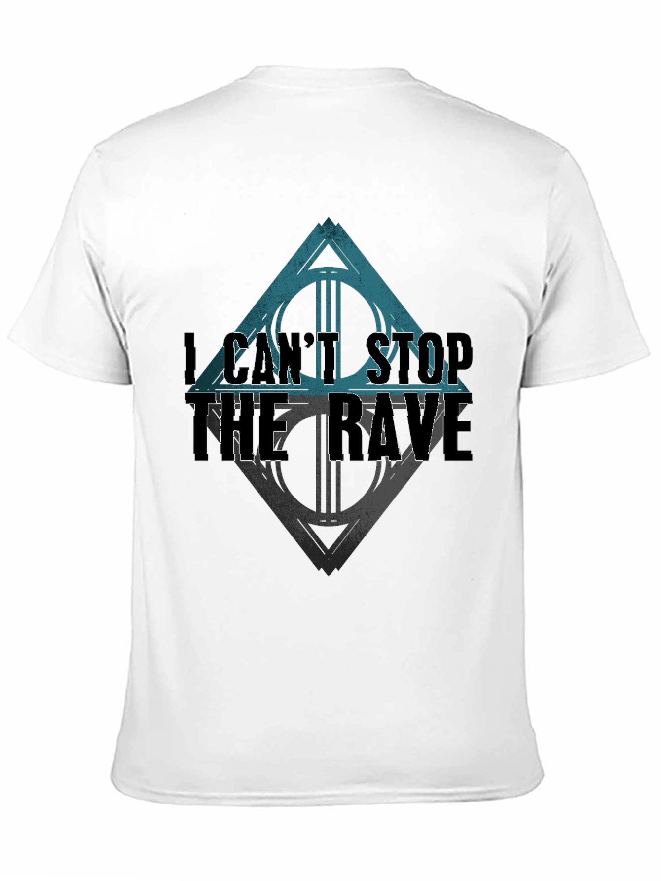 I Cant Stop the Rave Black T-Shirt