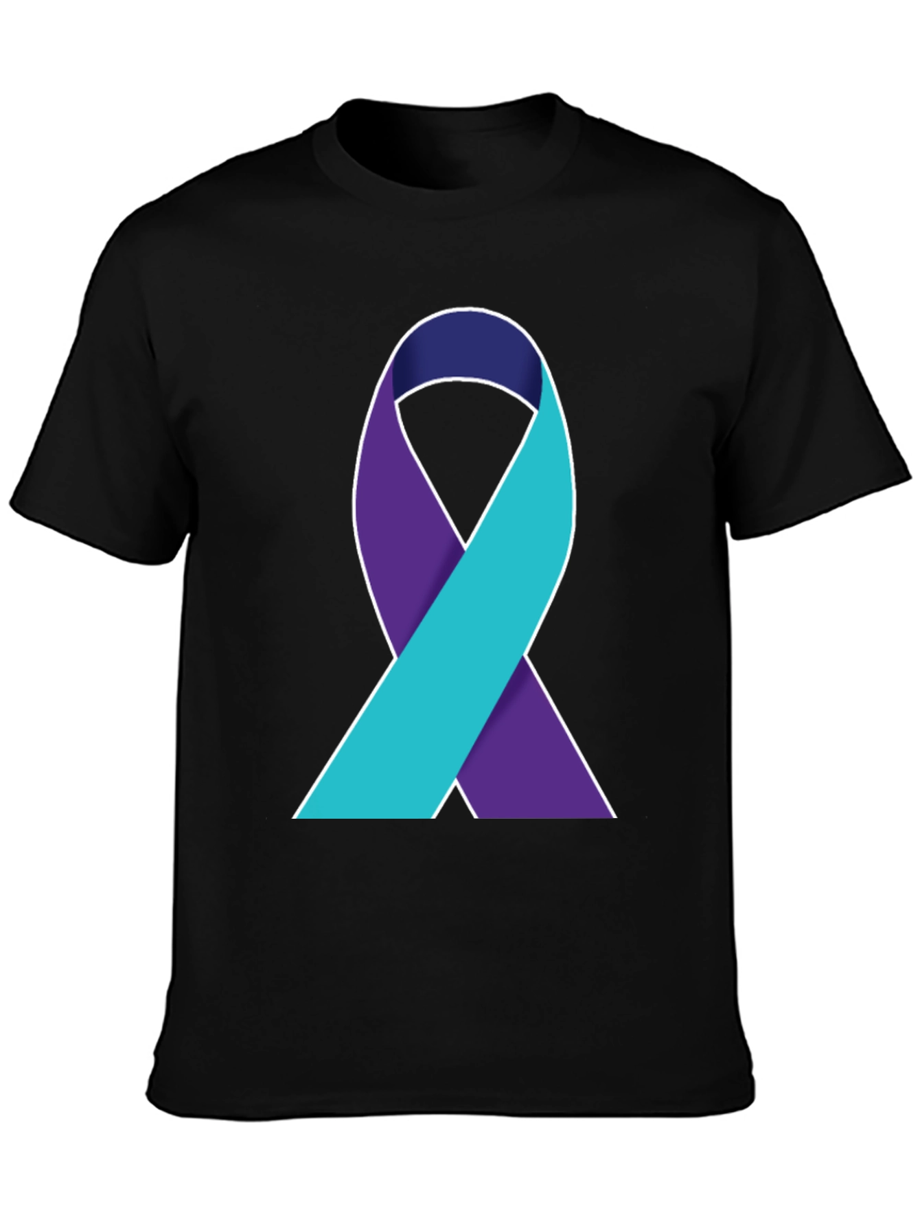 Suicide Awareness Ribbon Graphic Tee