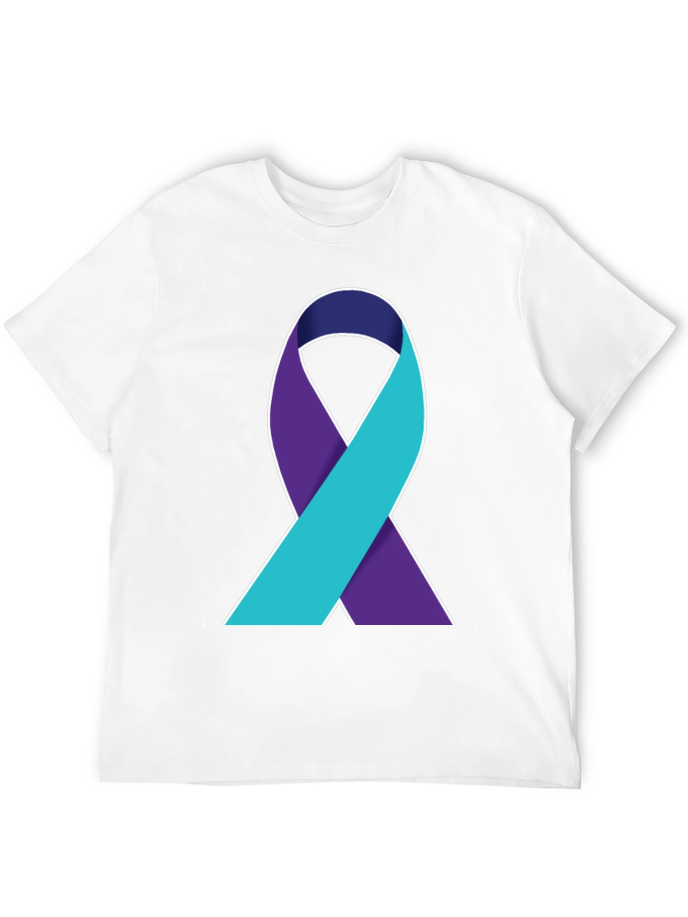 Suicide Awareness Ribbon Graphic Tee