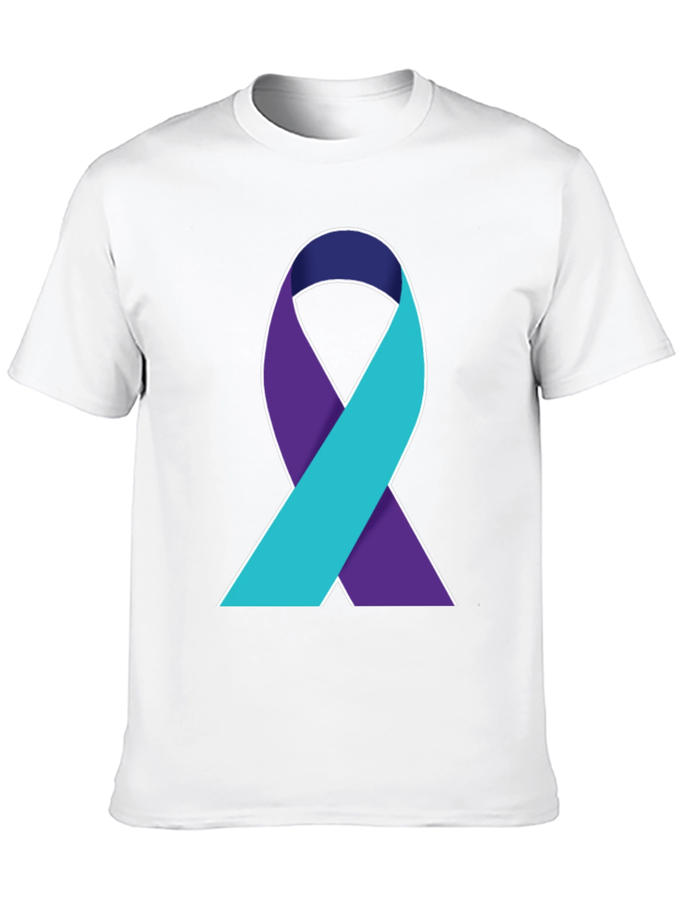Suicide Awareness Ribbon Graphic Tee