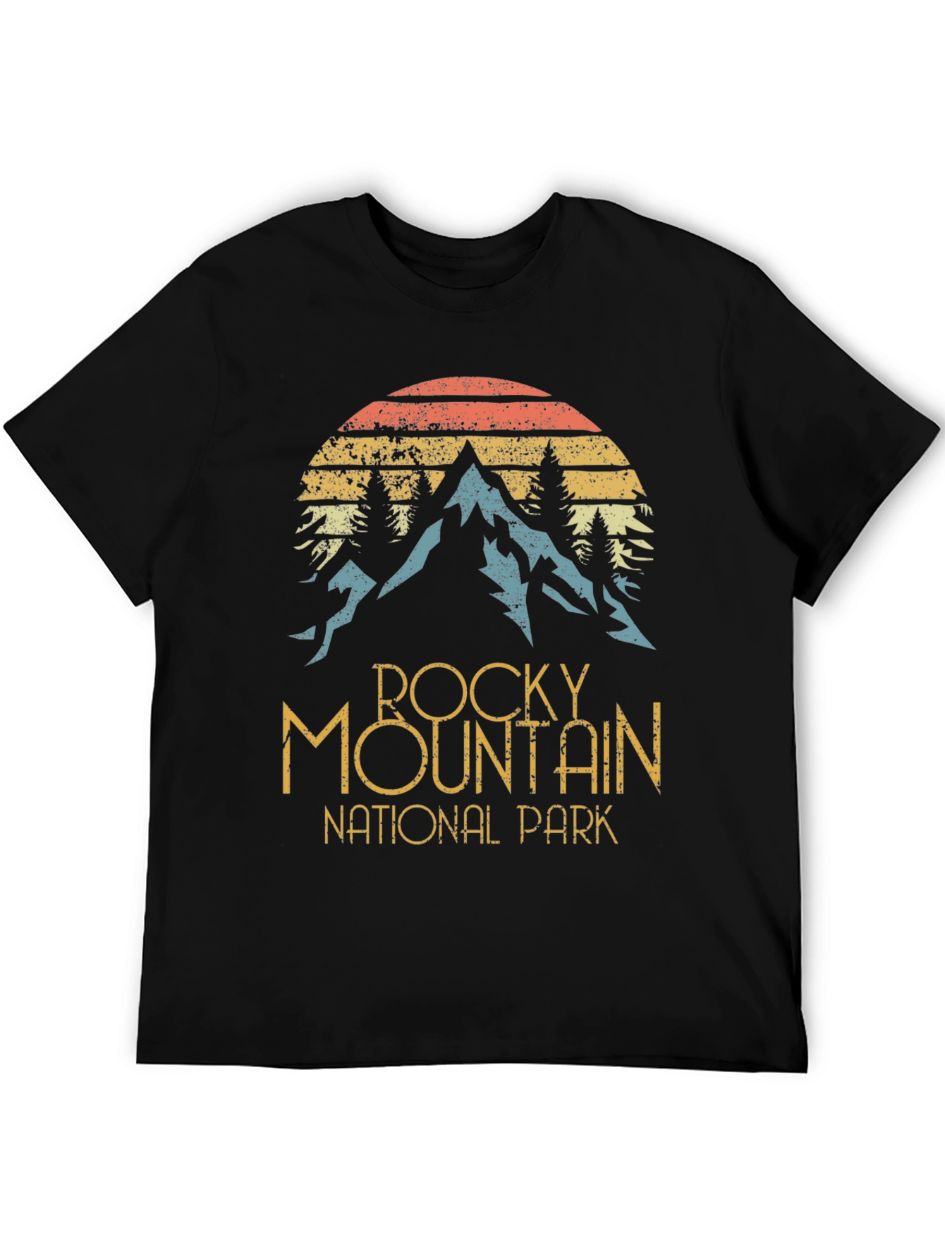 Rocky Mountain National Park Retro T-Shirt