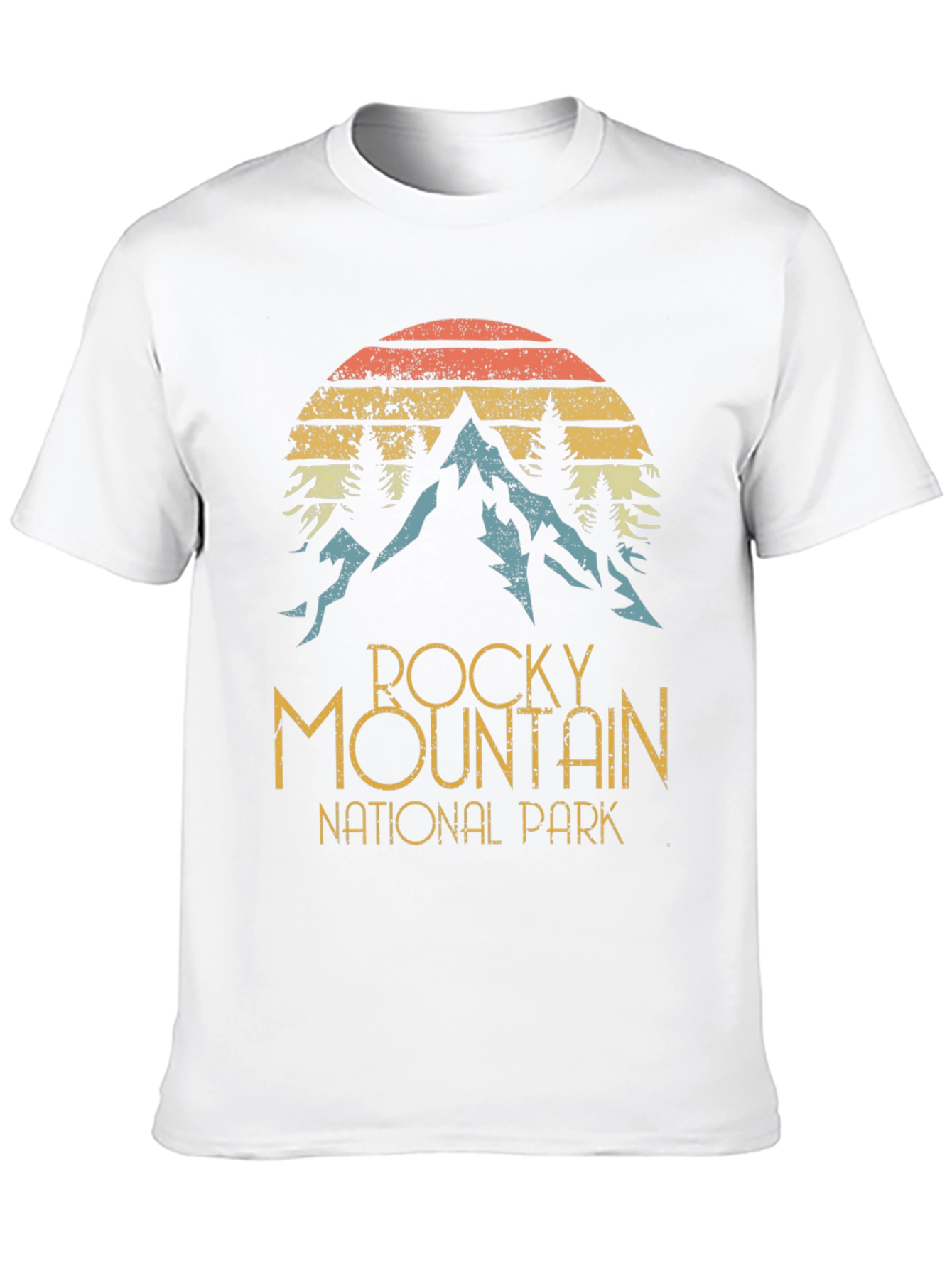 Rocky Mountain National Park Retro T-Shirt