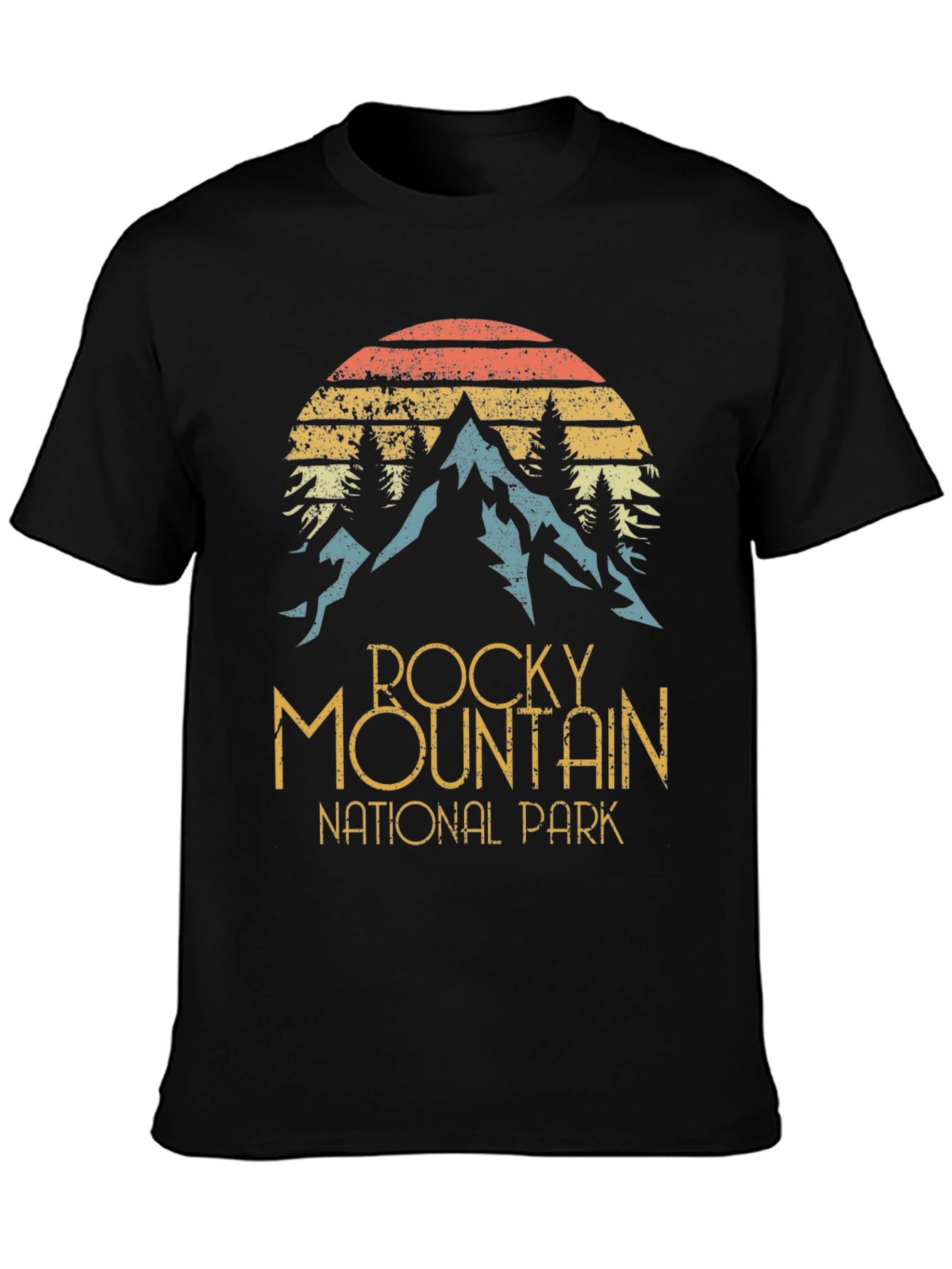 Rocky Mountain National Park Retro T-Shirt