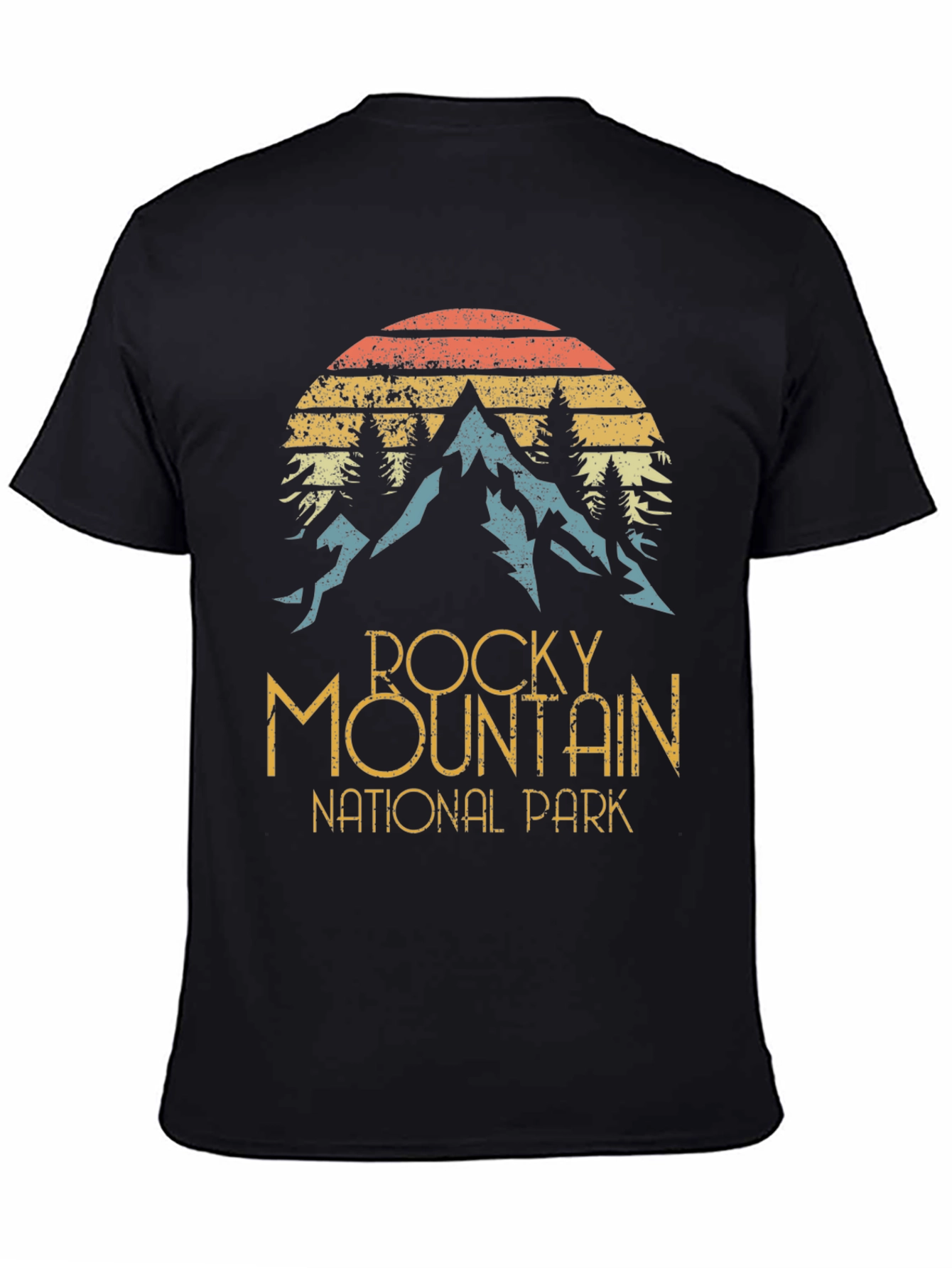 Rocky Mountain National Park Retro T-Shirt