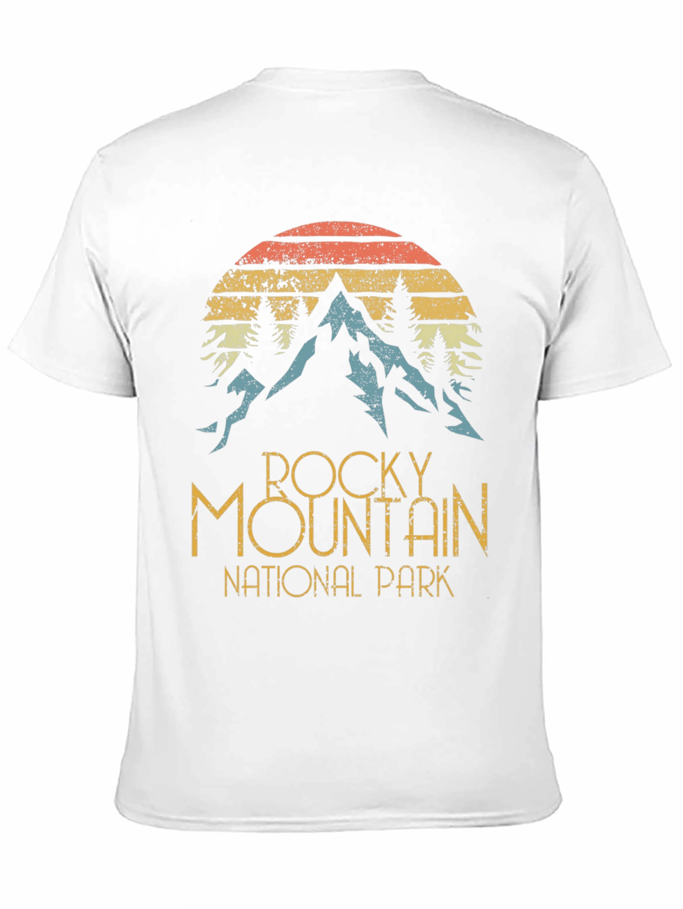 Rocky Mountain National Park Retro T-Shirt