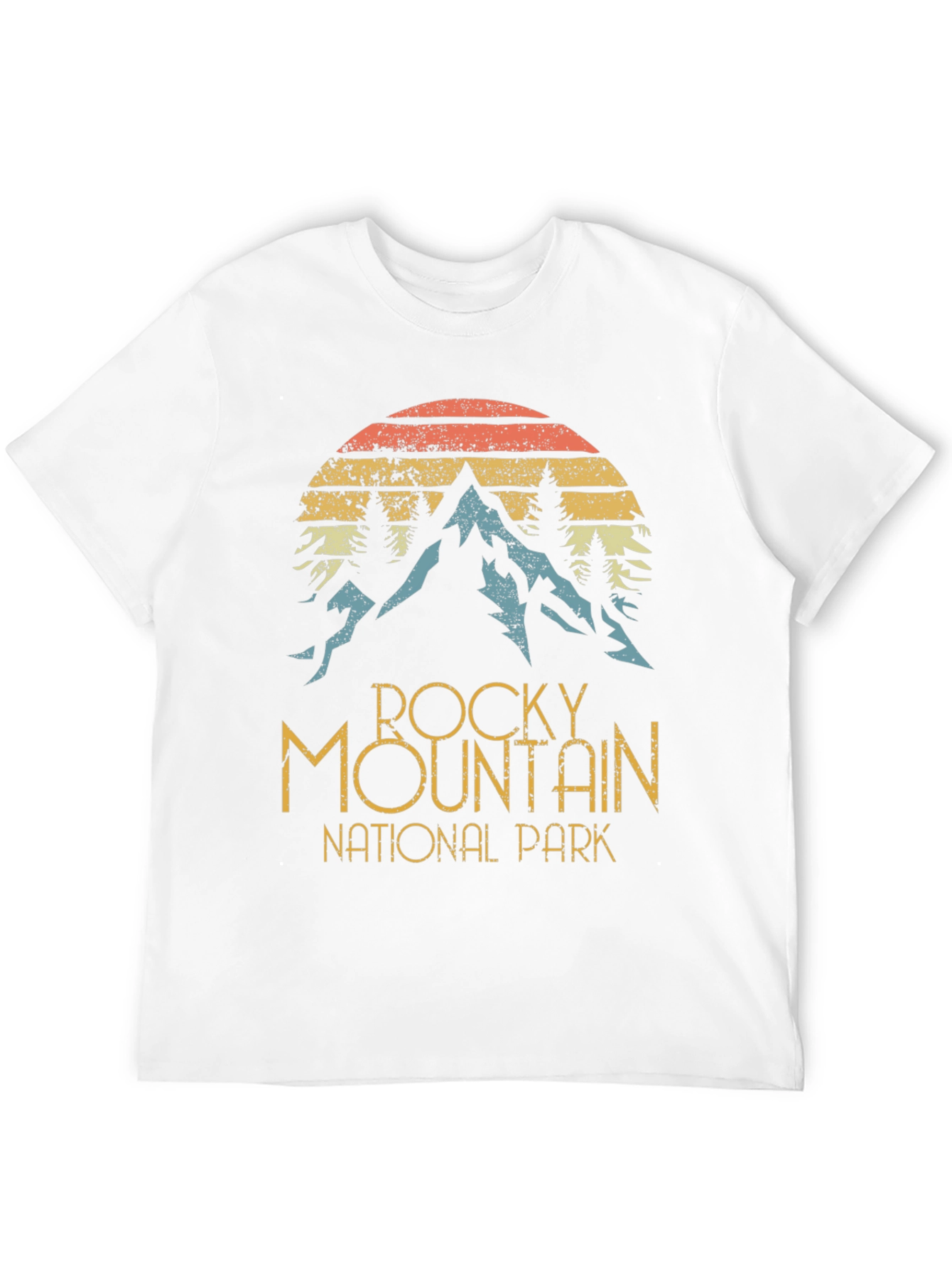 Rocky Mountain National Park Retro T-Shirt