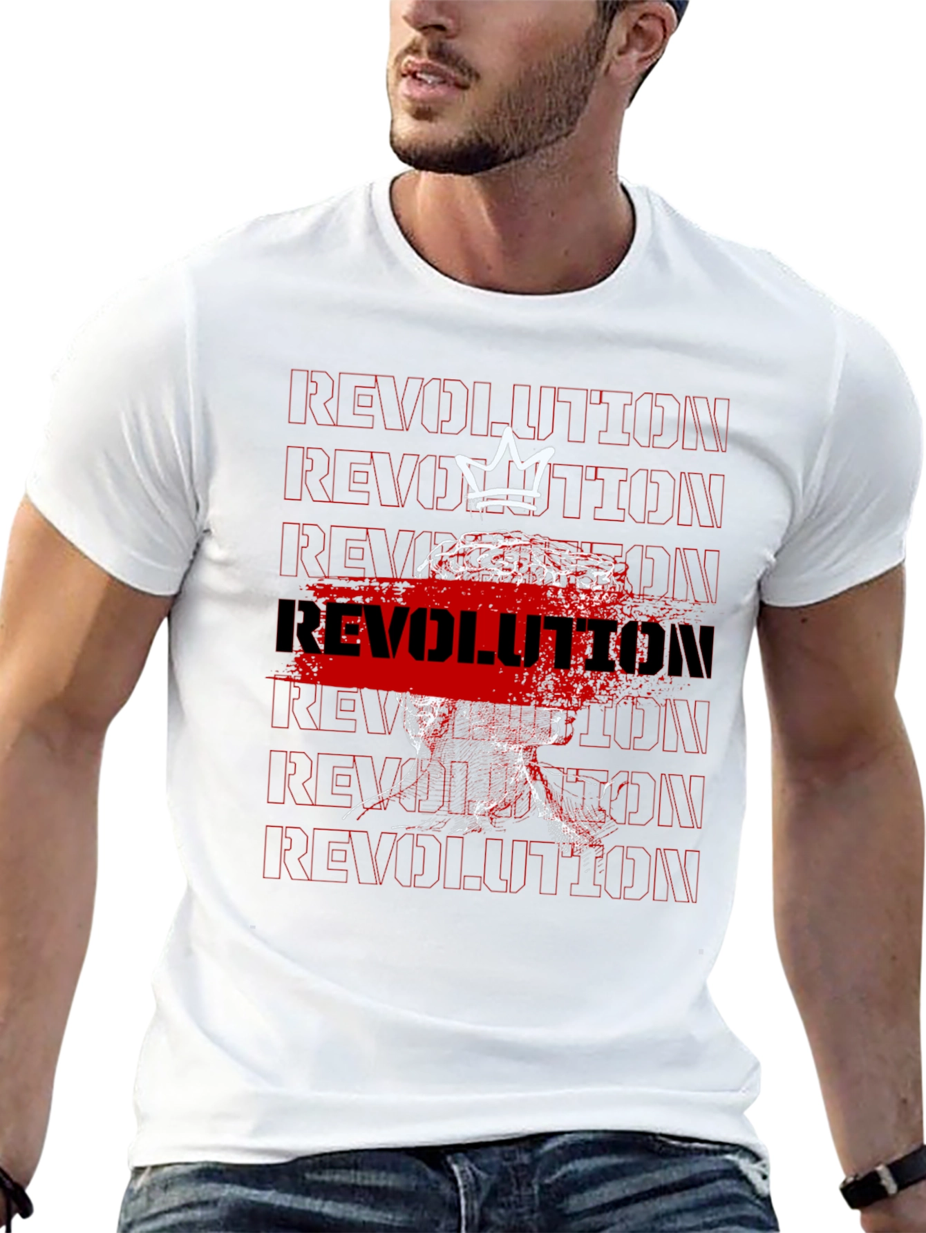 Revolution Graphic Tee - Modern Streetwear