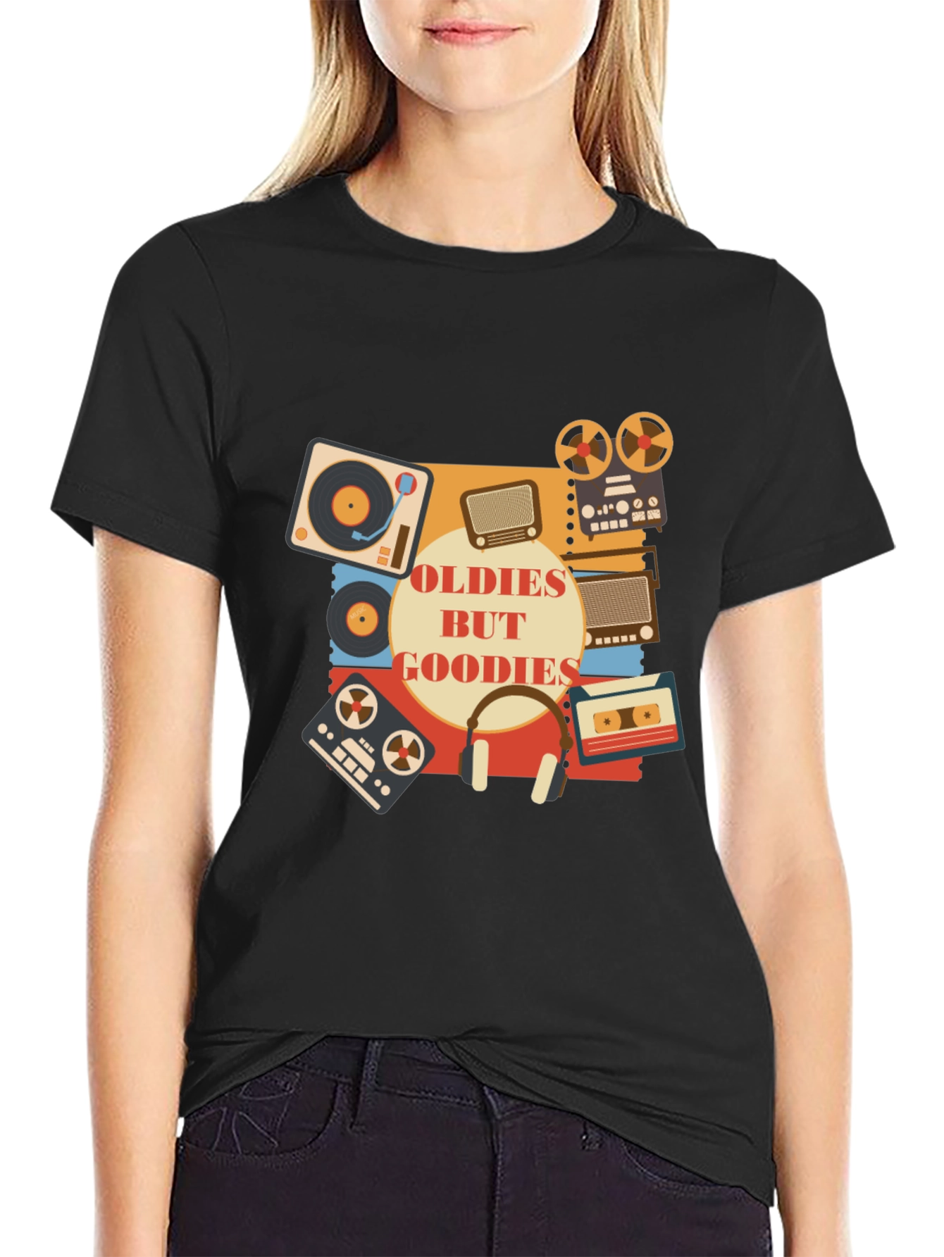 Retro Music T-Shirt - Oldies But Goodies!