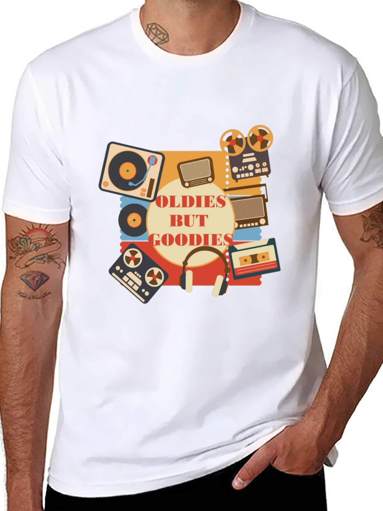 Retro Music T-Shirt - Oldies But Goodies!