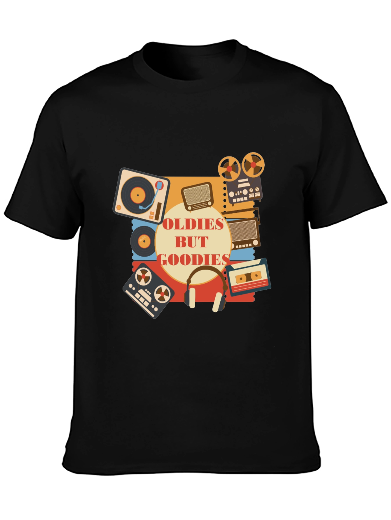 Retro Music T-Shirt - Oldies But Goodies!