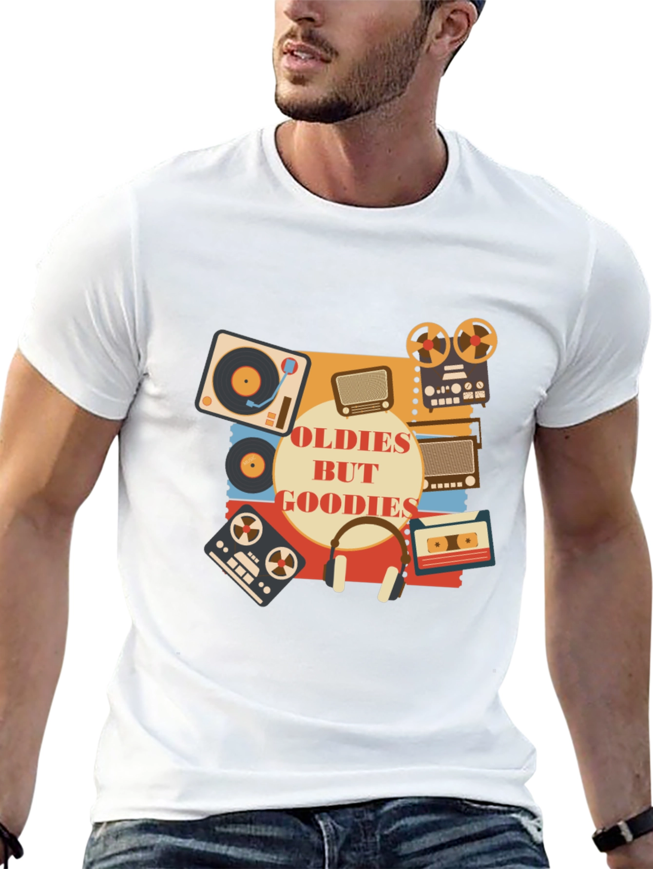 Retro Music T-Shirt - Oldies But Goodies!
