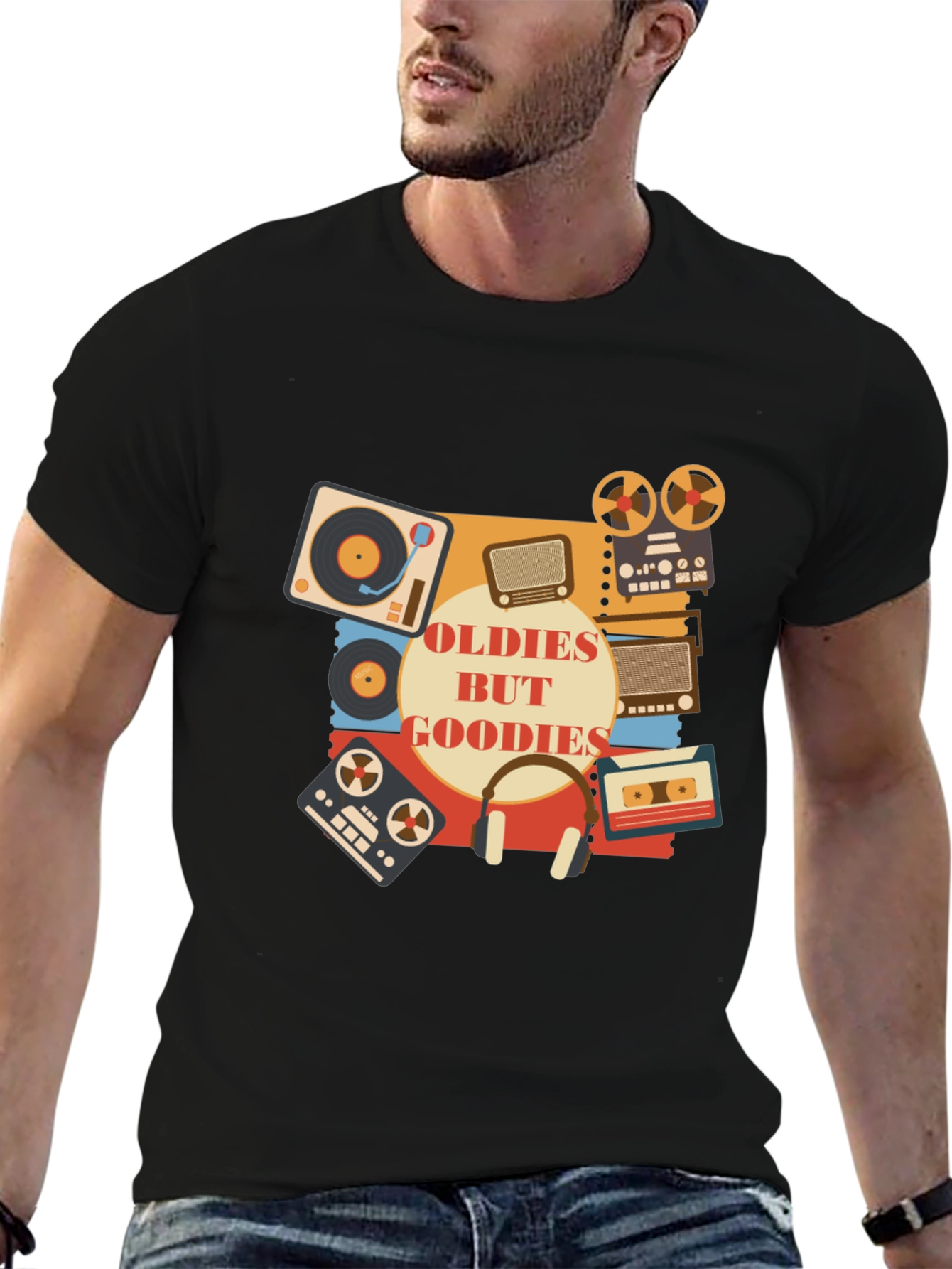 Retro Music T-Shirt - Oldies But Goodies!