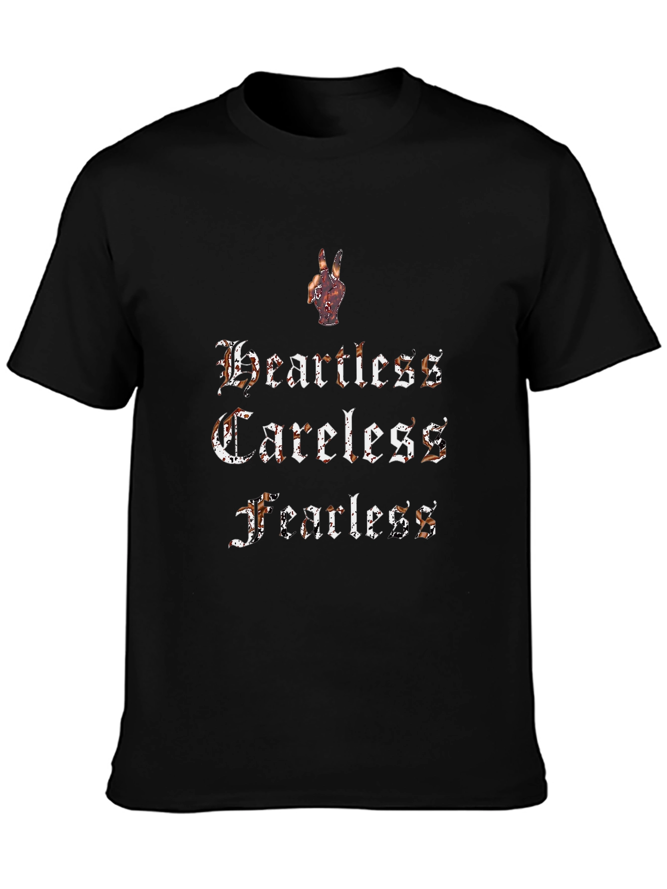 Heartless Careless Fearless Graphic Tee