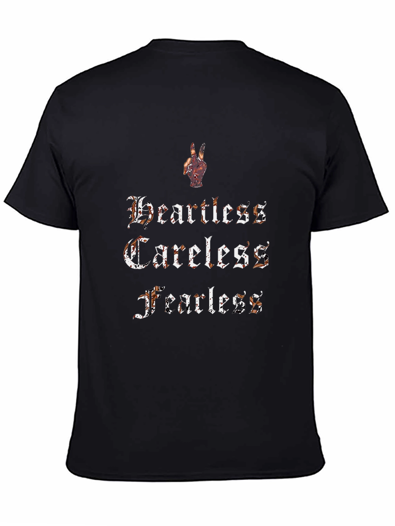 Heartless Careless Fearless Graphic Tee