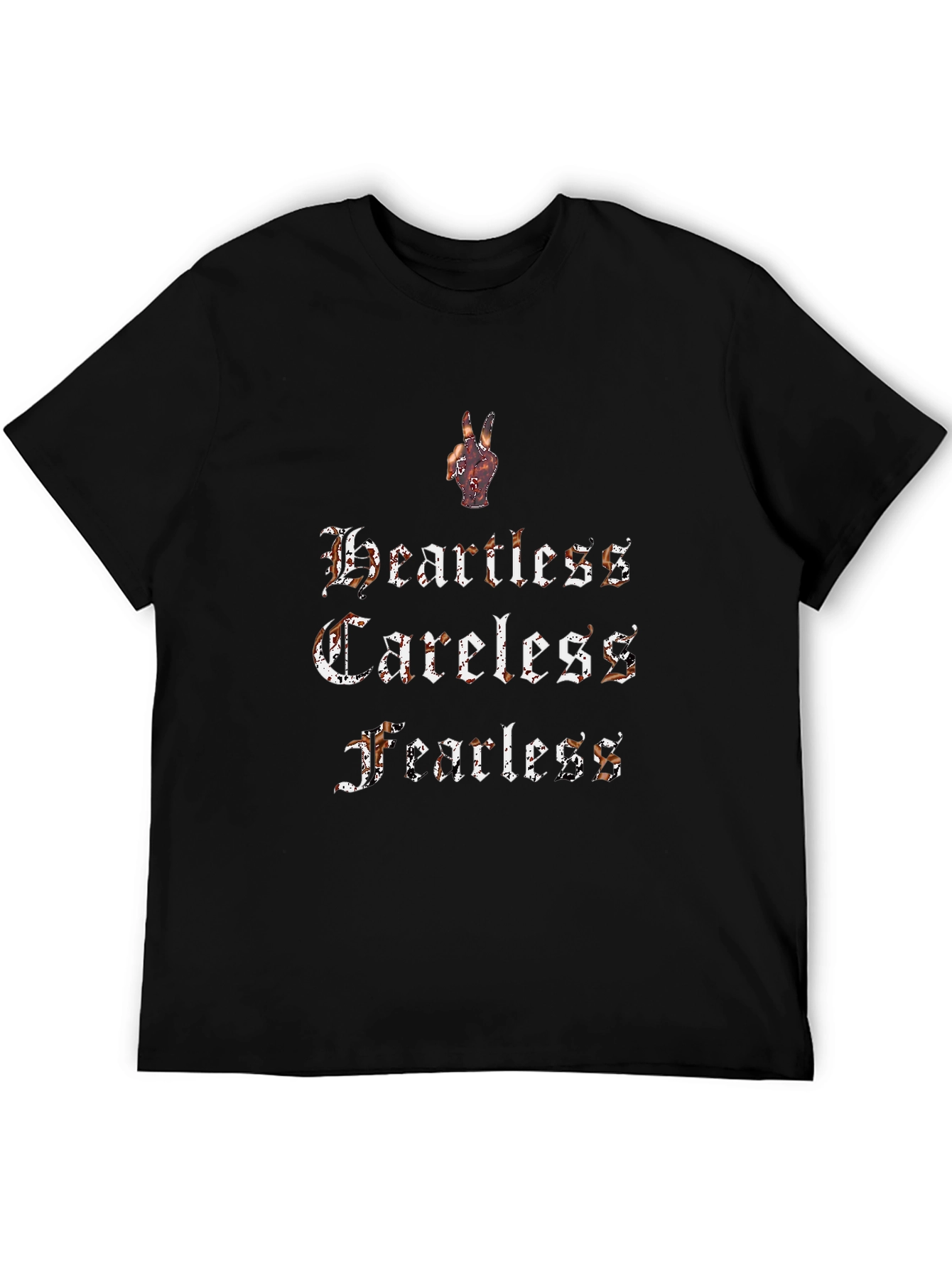 Heartless Careless Fearless Graphic Tee