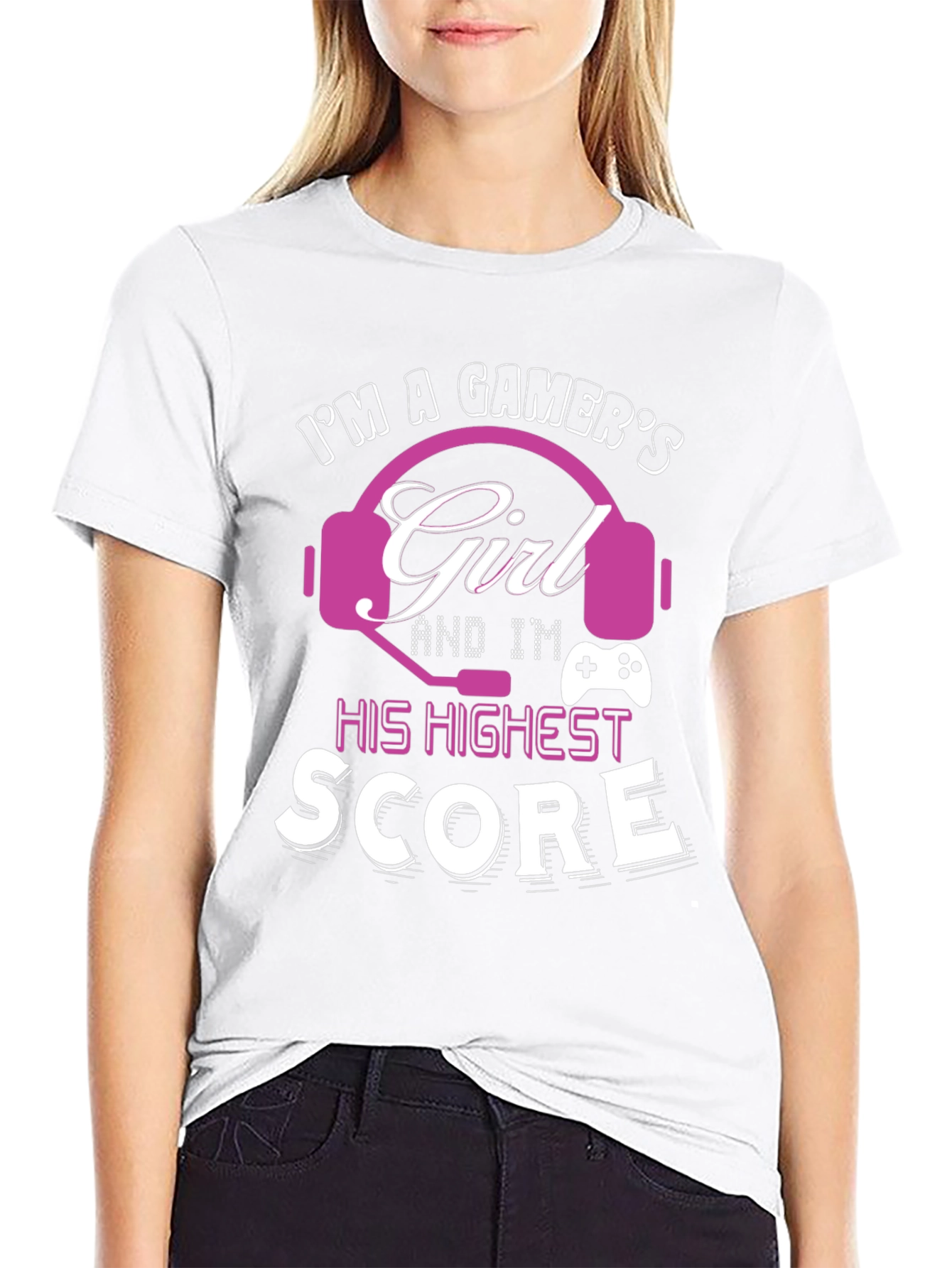 Gamers Girl T-Shirt - Highest Score