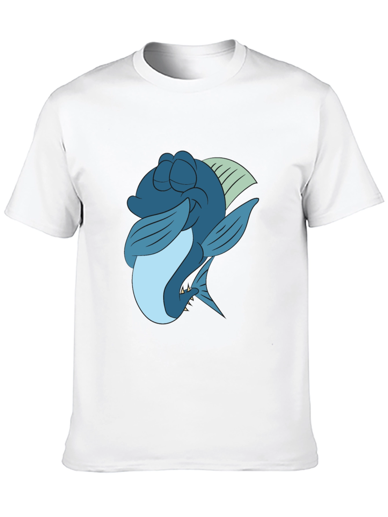 Cartoon Fish Graphic Tee
