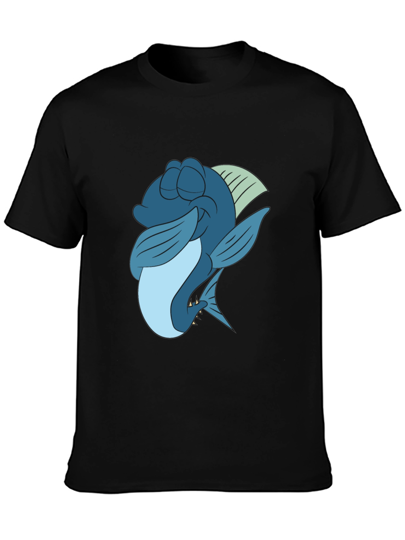 Cartoon Fish Graphic Tee