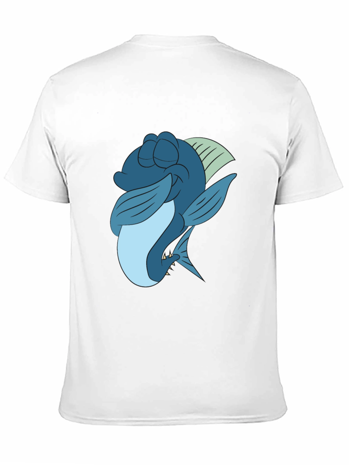 Cartoon Fish Graphic Tee