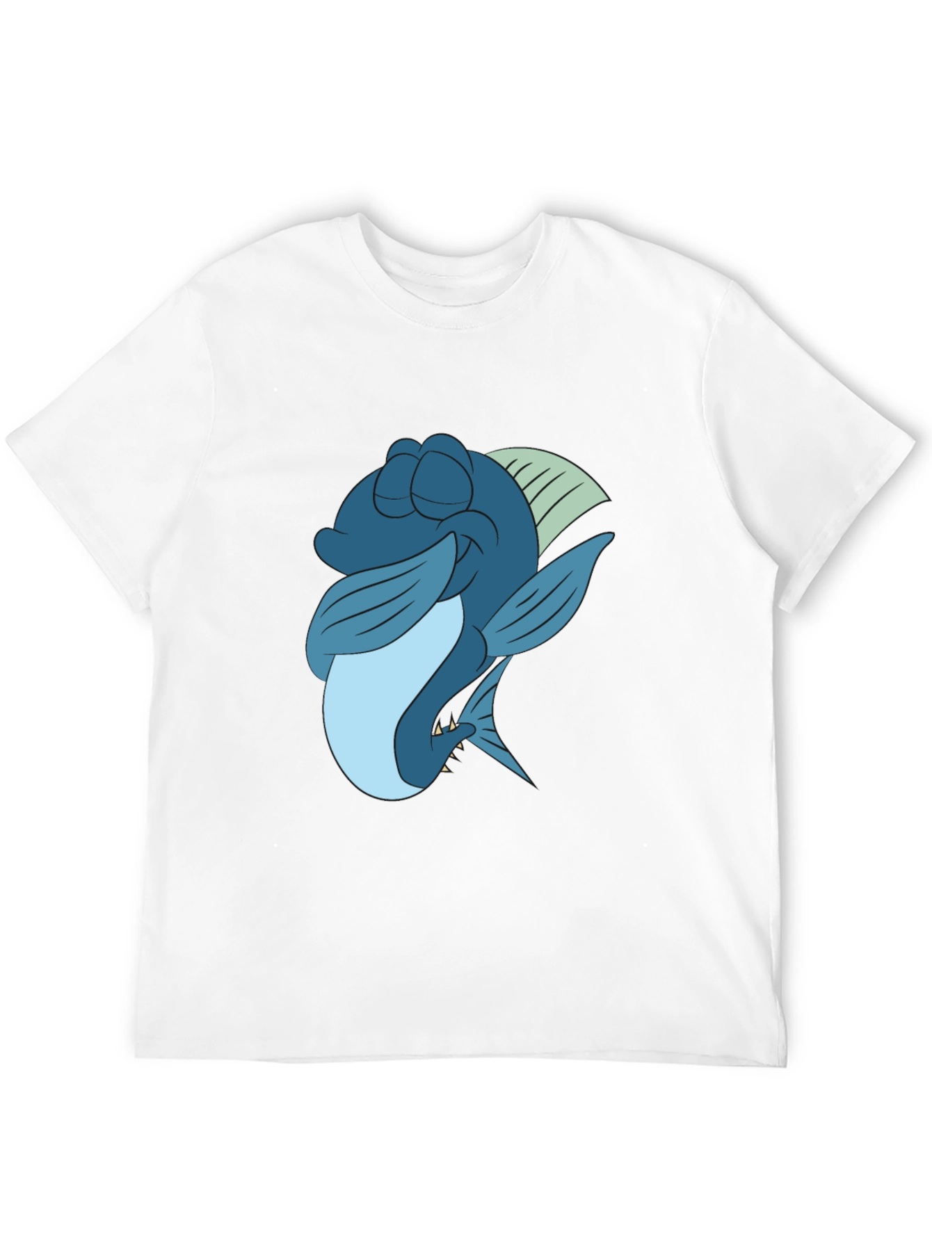 Cartoon Fish Graphic Tee