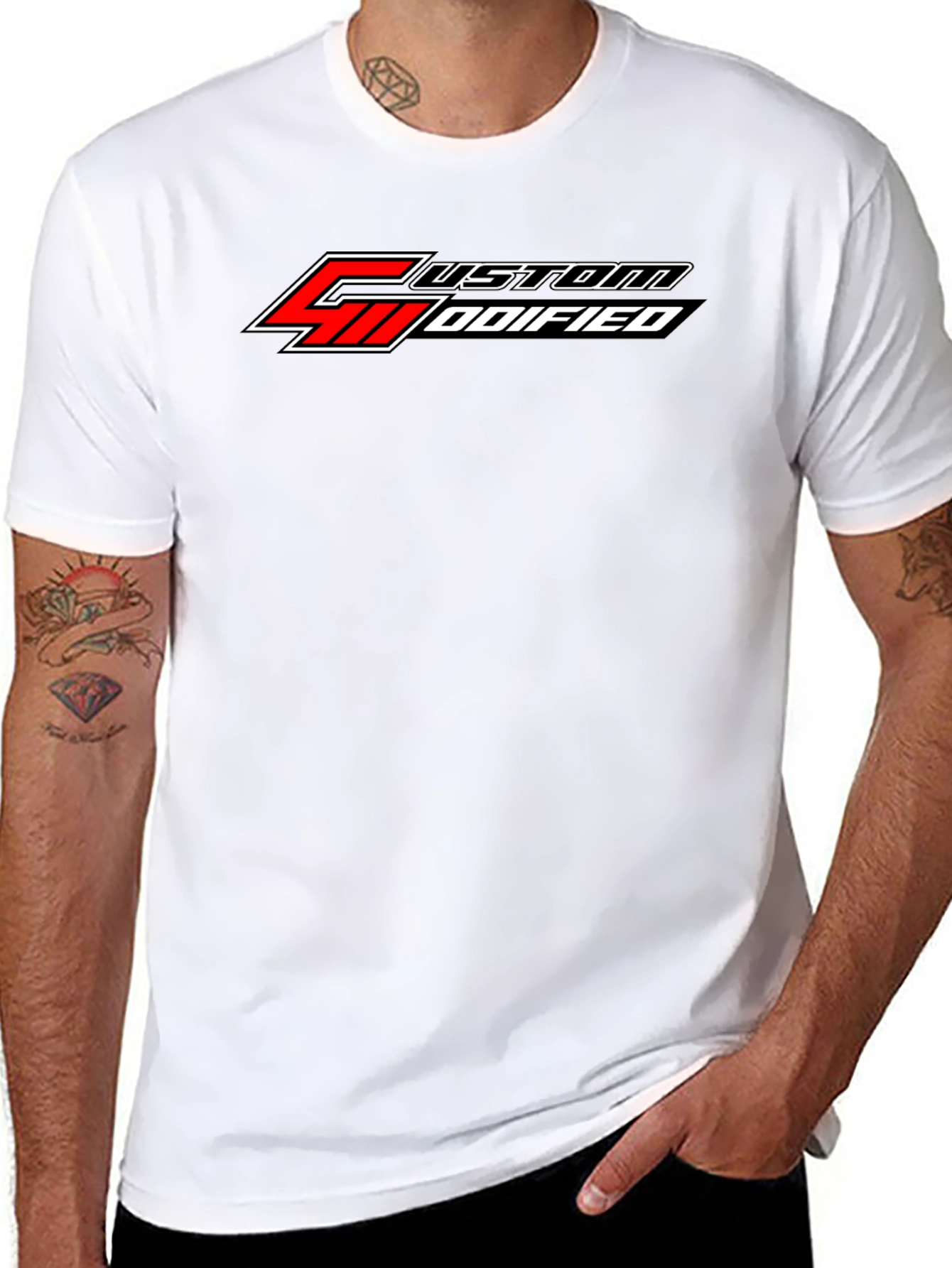 Custom Modified Black T-Shirt