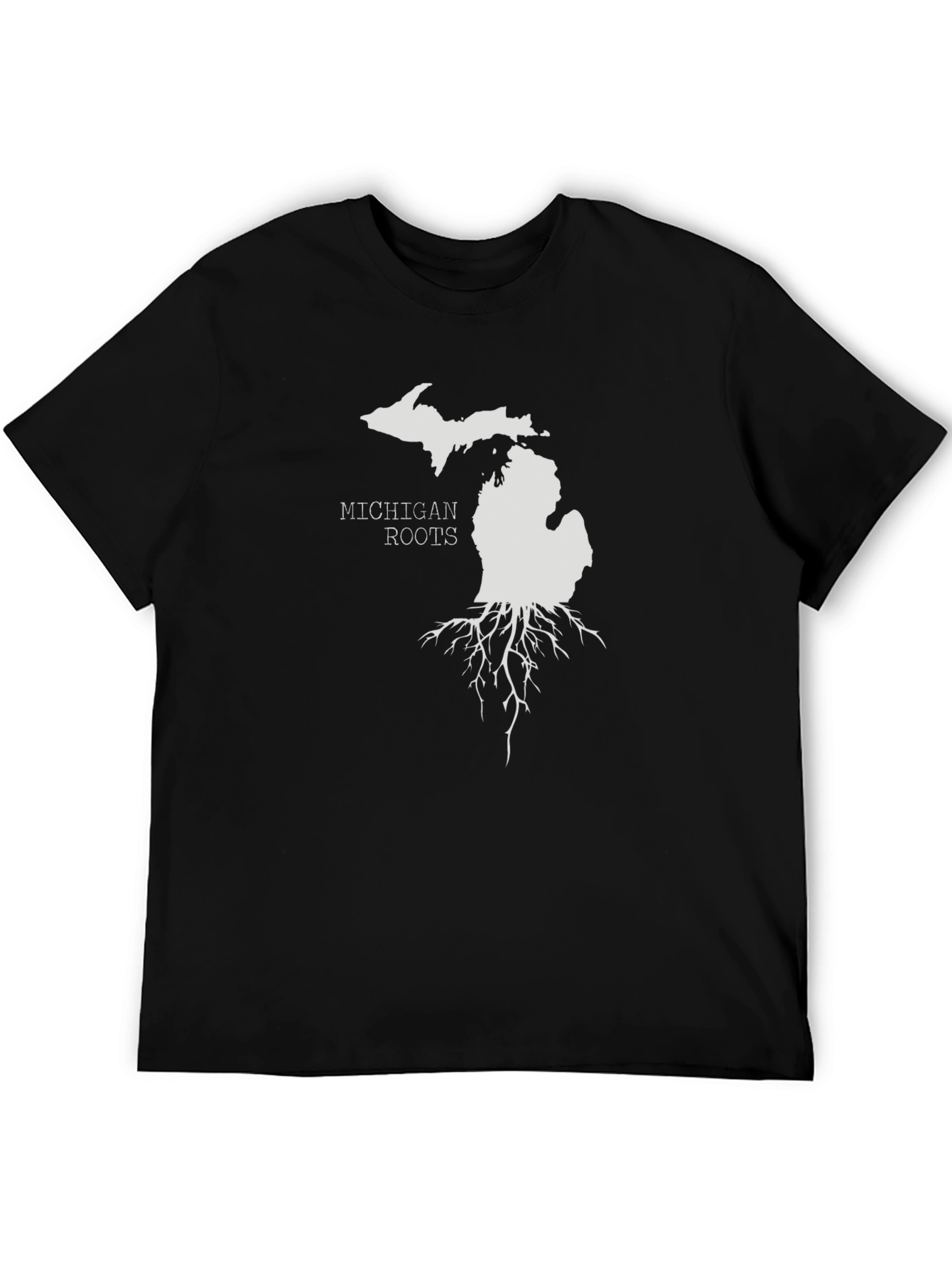 Michigan Roots Graphic Tee - Black