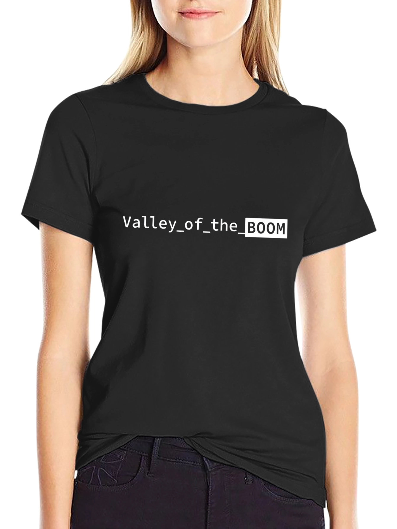 Valley of the Boom Black T-Shirt