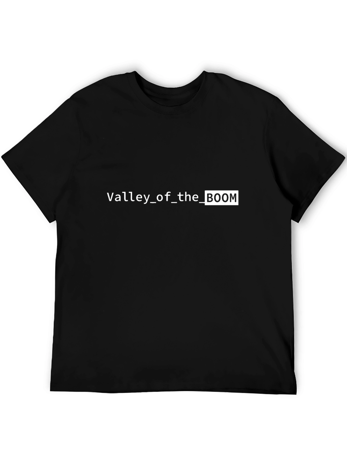 Valley of the Boom Black T-Shirt