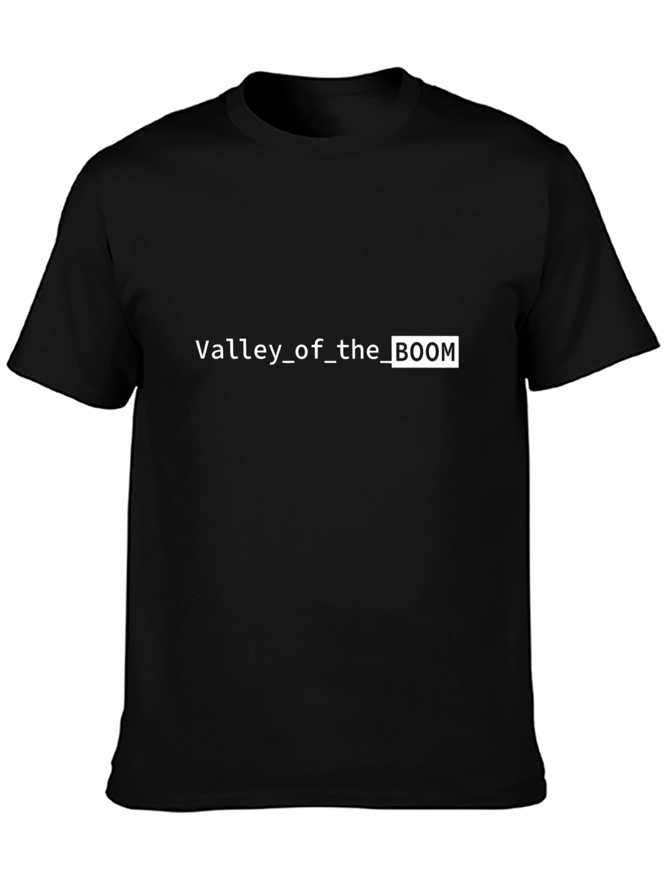 Valley of the Boom Black T-Shirt