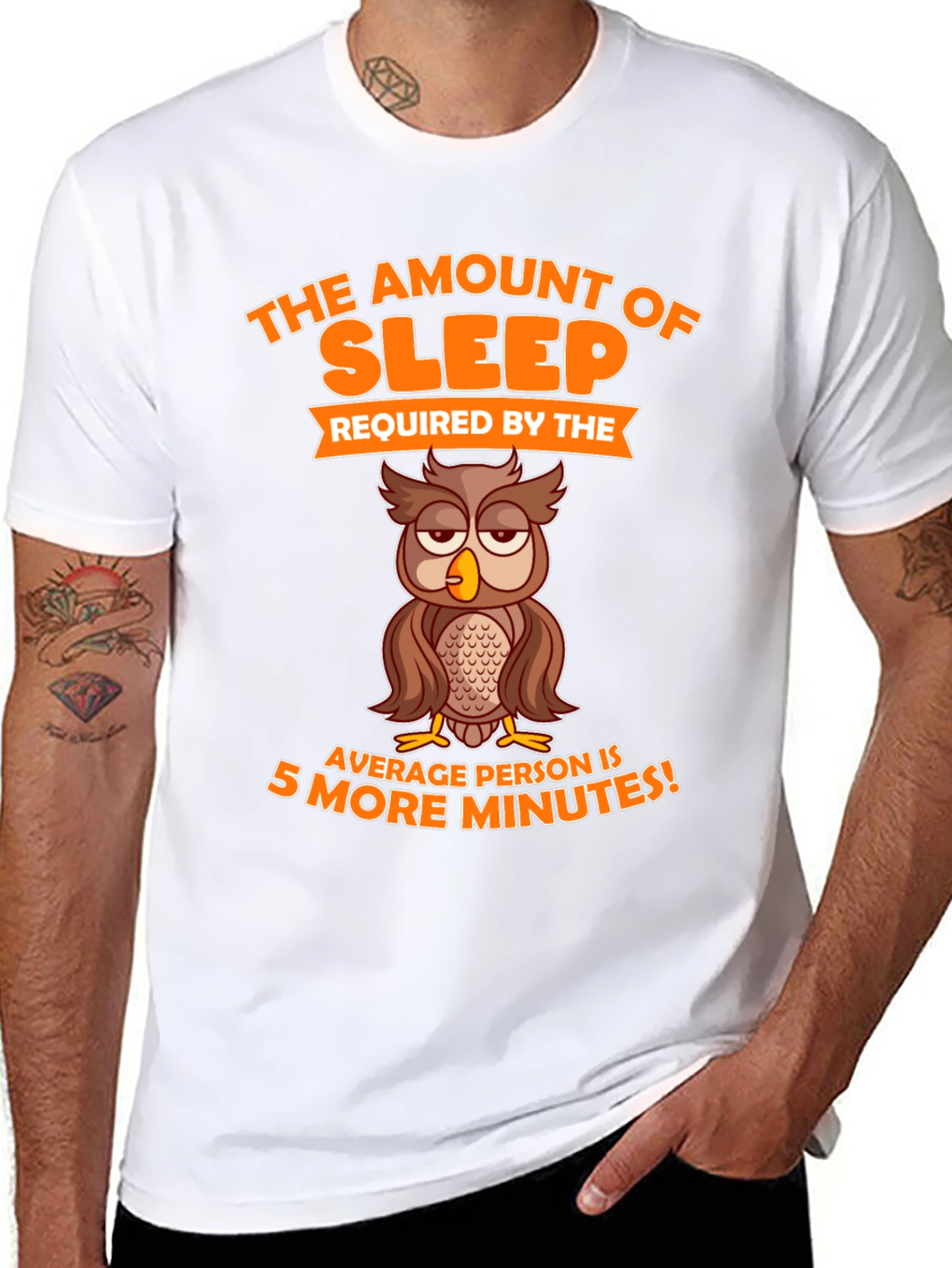 Funny Sleepy Owl T-Shirt