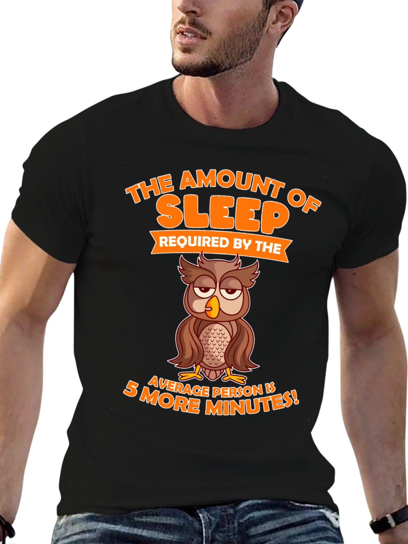 Funny Sleepy Owl T-Shirt