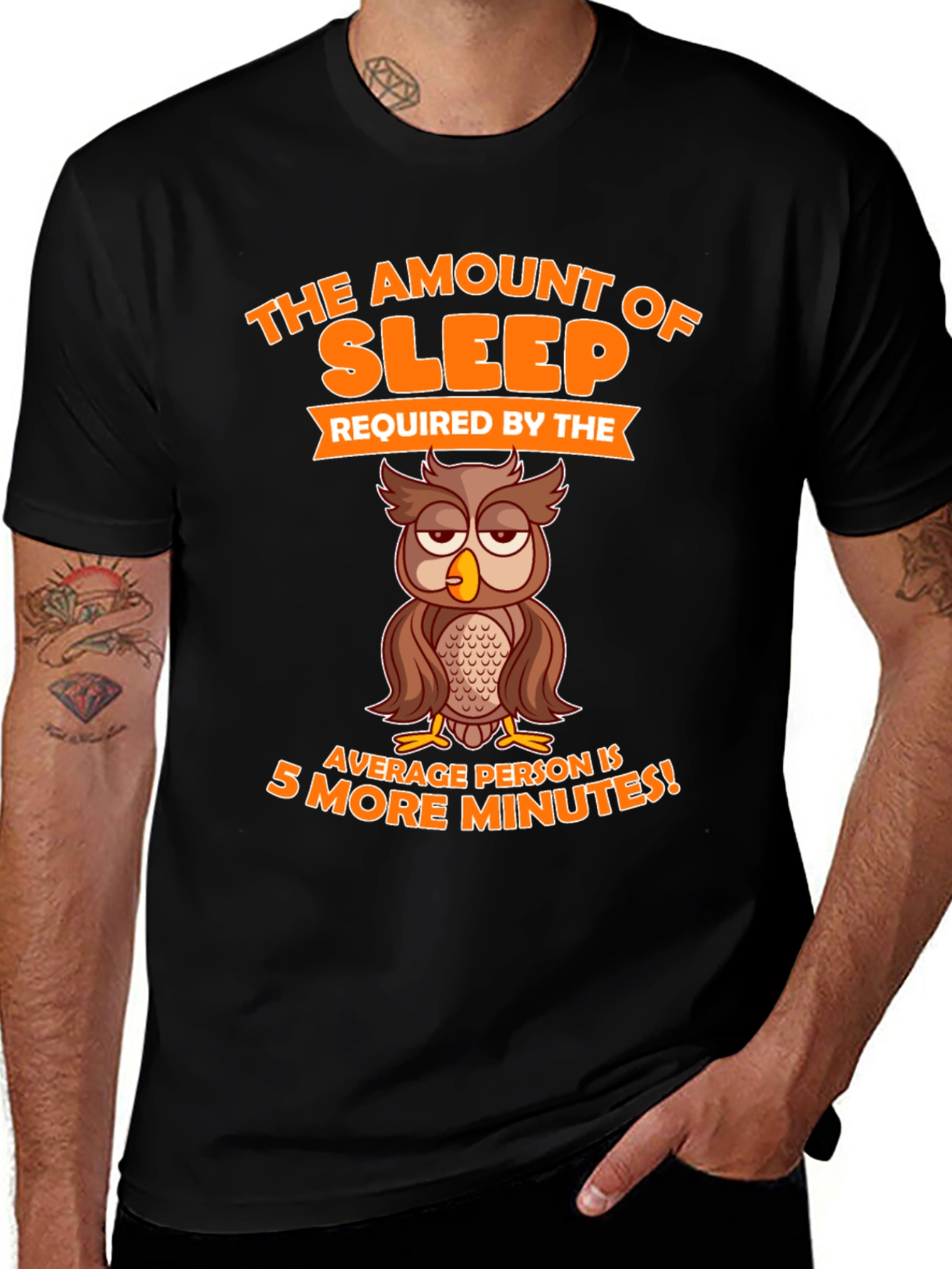 Funny Sleepy Owl T-Shirt