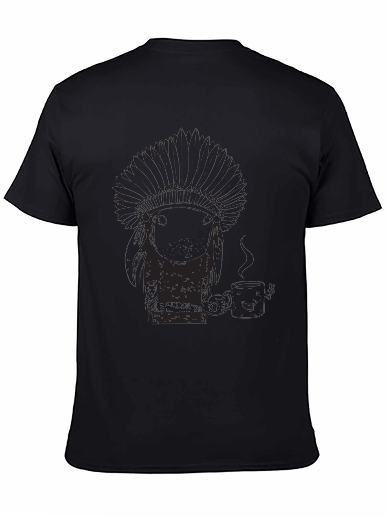 Novelty Graphic Tee - Funny Native American Design