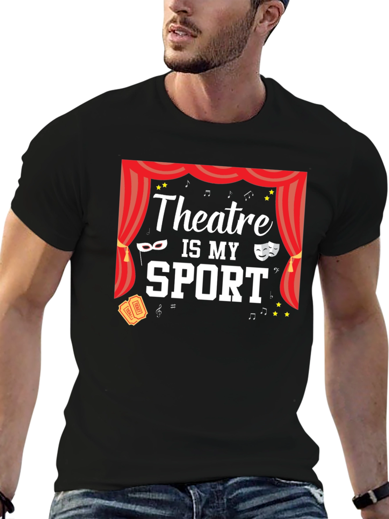 Theatre is My Sport Graphic Tee