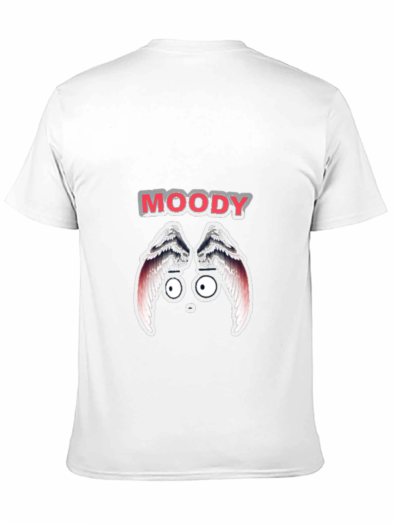 Moody Graphic Print Mens Black T-Shirt